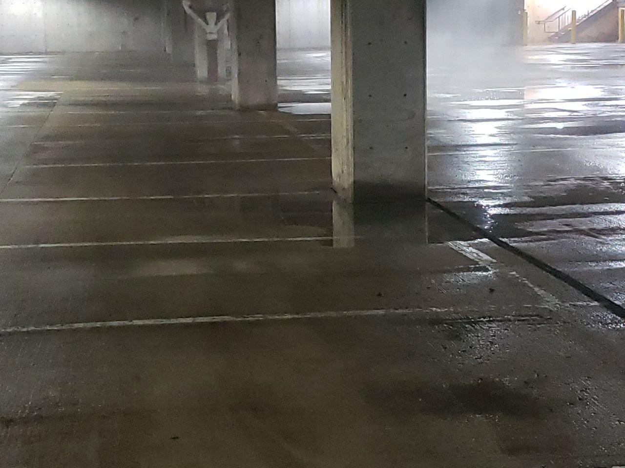Downers Grove, Parking garage by Northern Power Washing LLC.