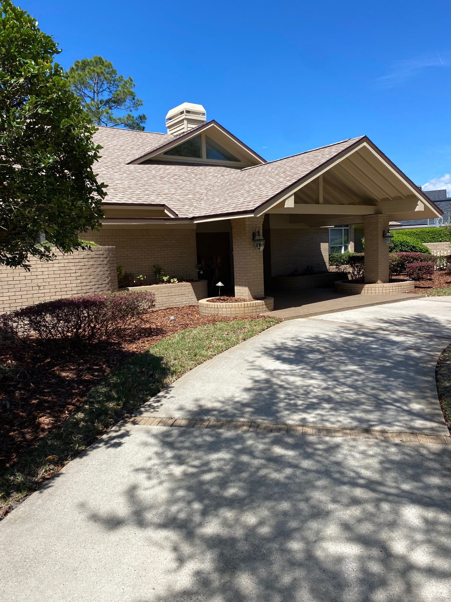 Deerwood Resident | Pine Bark Install by ProGreen Services