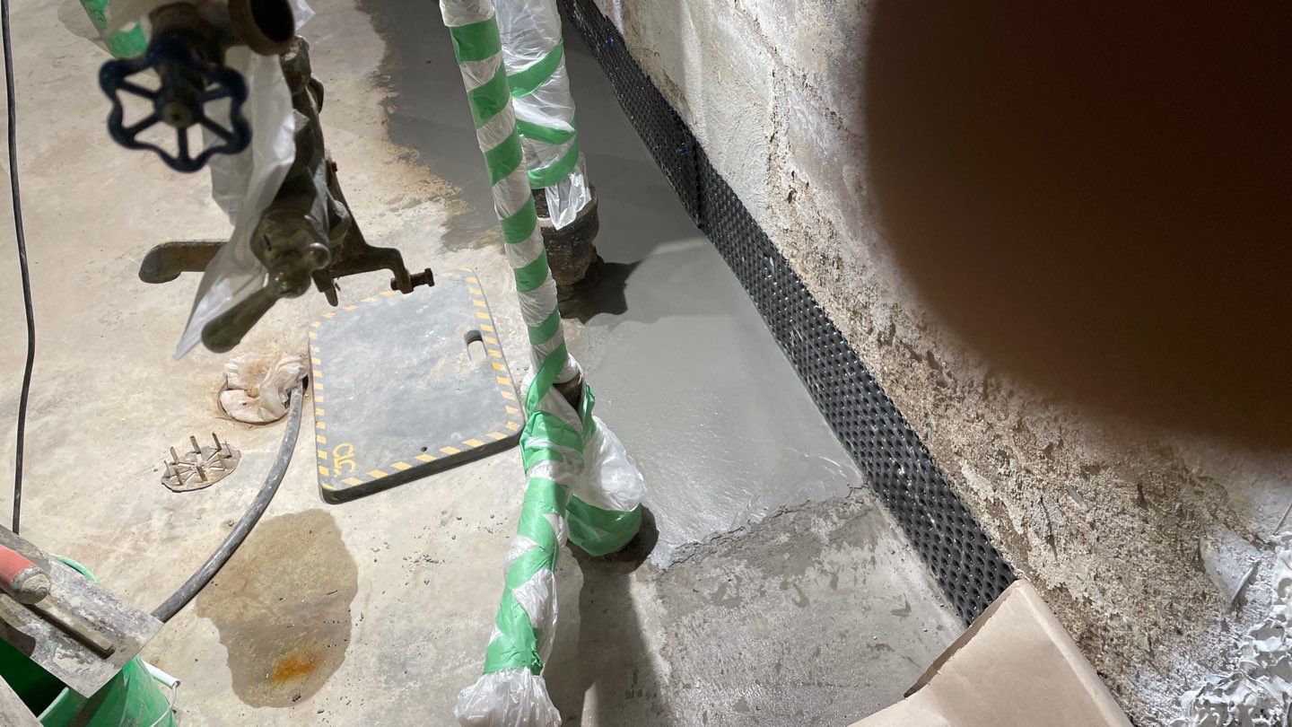 Interior Drain Tile & Foundation Crack Repair in Northeast Minneapolis by Waterproofing Northeast