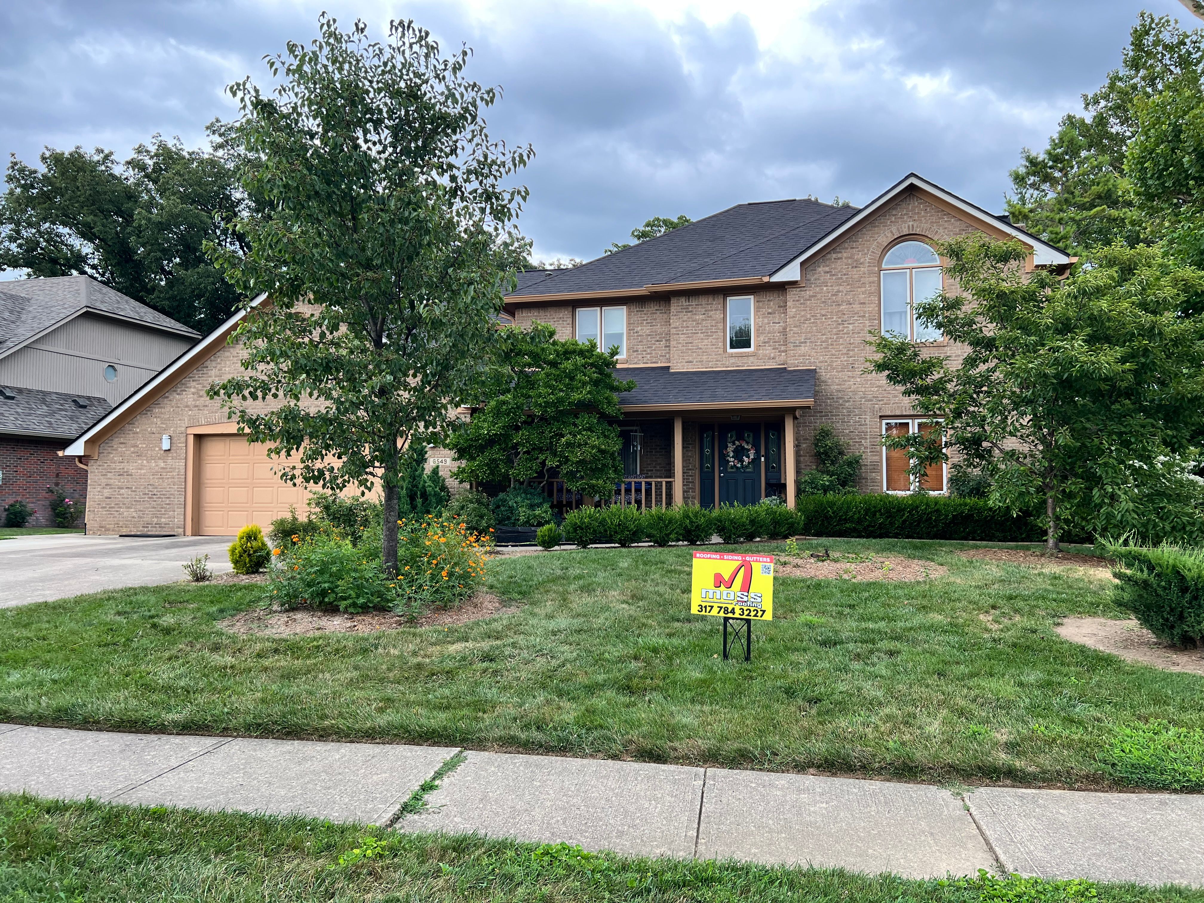 Project in Indianapolis by Moss Roofing