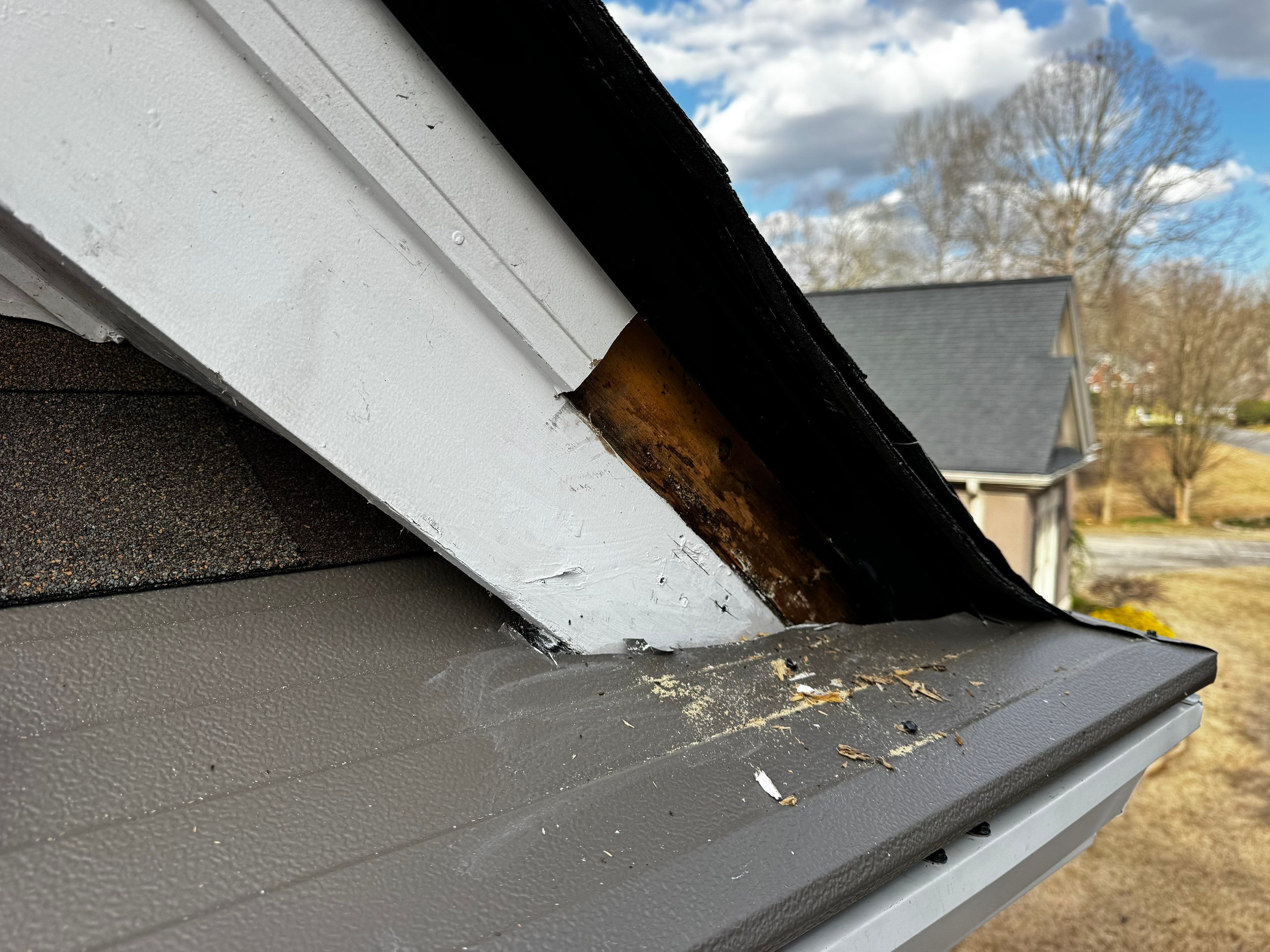 Ceiling Repair & Exterior Fascia Replacement by Praise God Painting, LLC