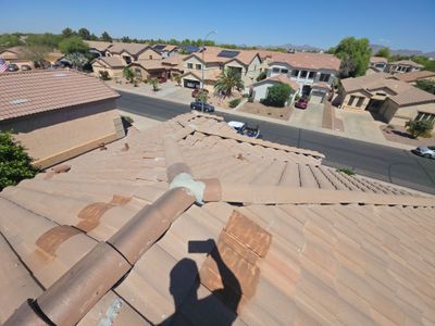 Tile Reset using Concrete Tiles in Mesa, Arizona