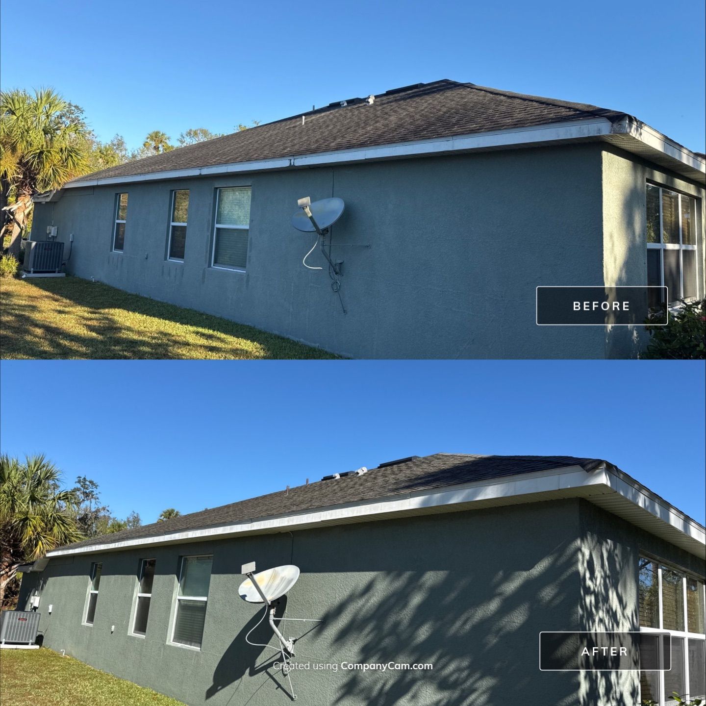 Asphalt Shingle Roof & Fascia Cleaning in Old Mill Preserve, Palmetto, FL | Sunshine AquaWash by Sunshine AquaWash