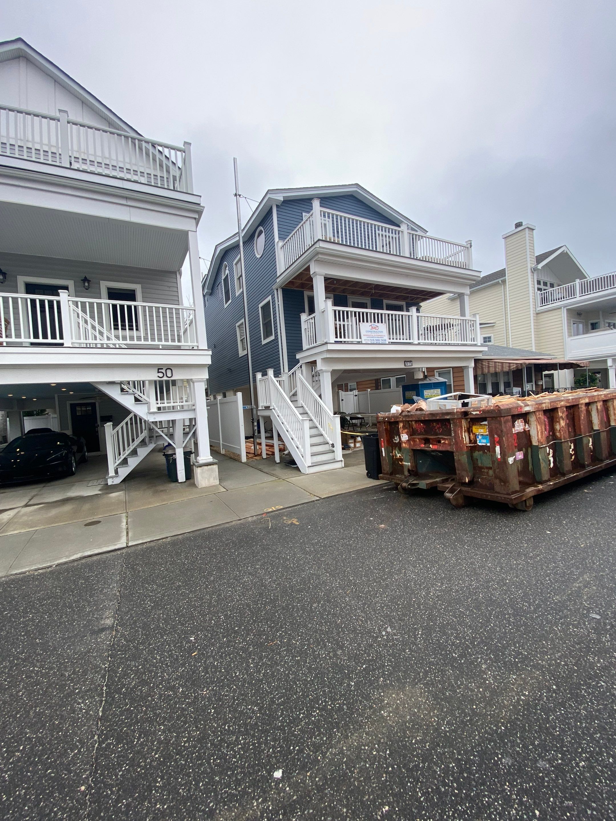 House lift in the westend of Long Beach.  by Above All Gutters 
