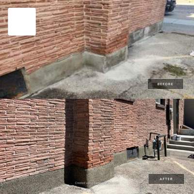 Stem Wall Repair Using Vuba Stone