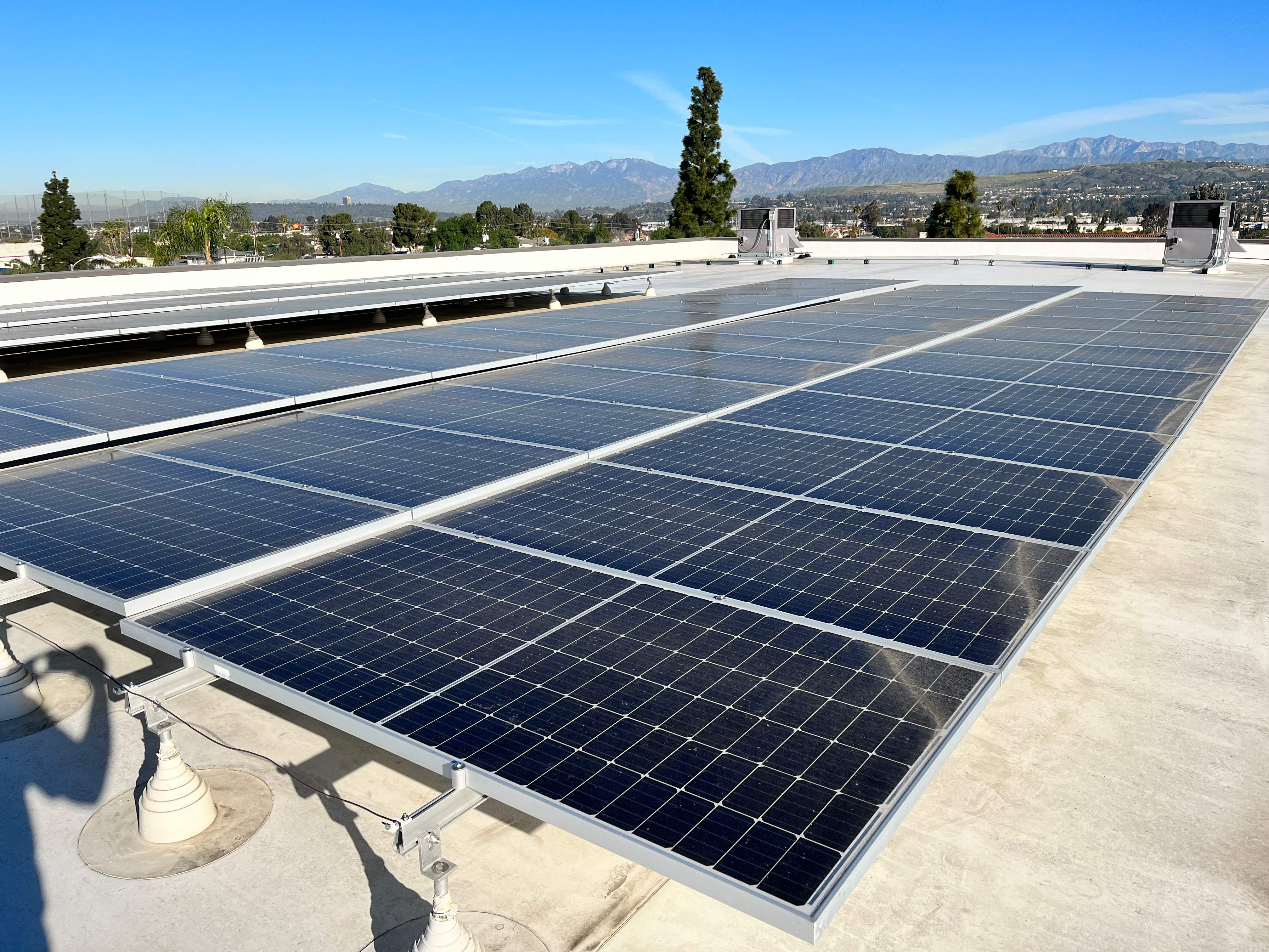 Commercial Solar Panel Cleaning in Rowland Heights by Palm Coast Solar Cleaning