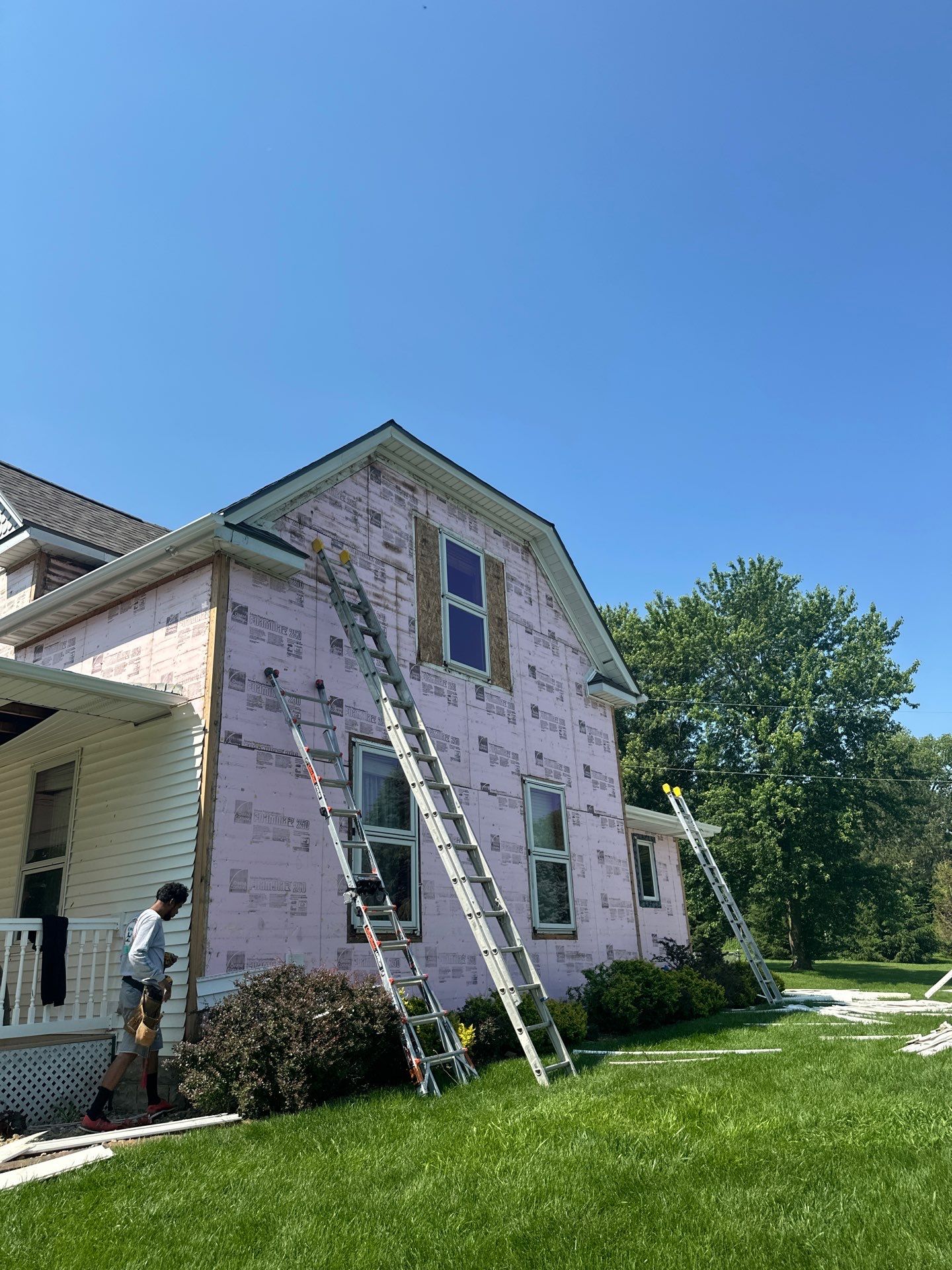 Residential Roofing Installation using Owens Corning Duration Driftwood by Lightning Exteriors