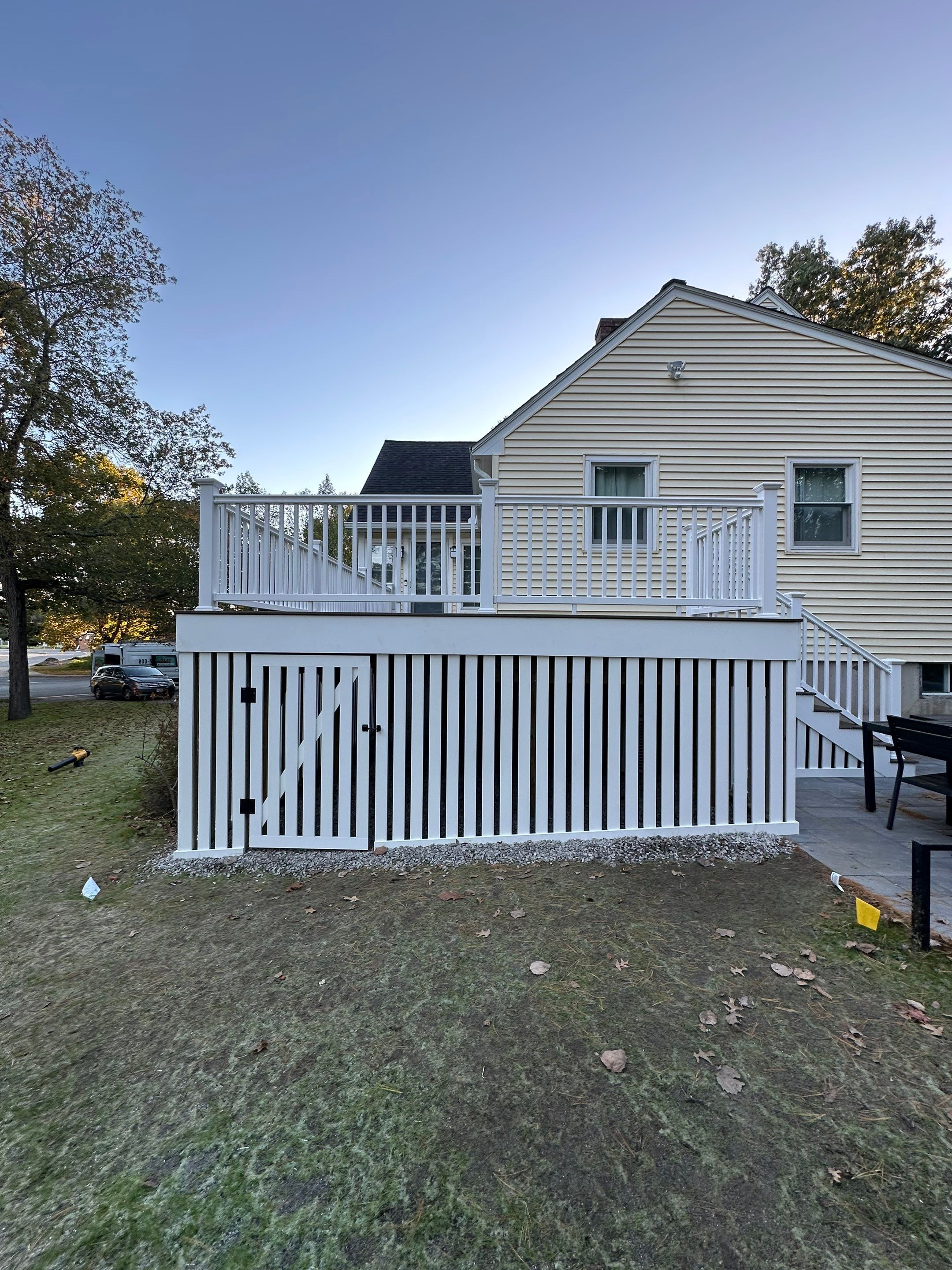New Deck buit in Medfield MA by UBrothers Construction