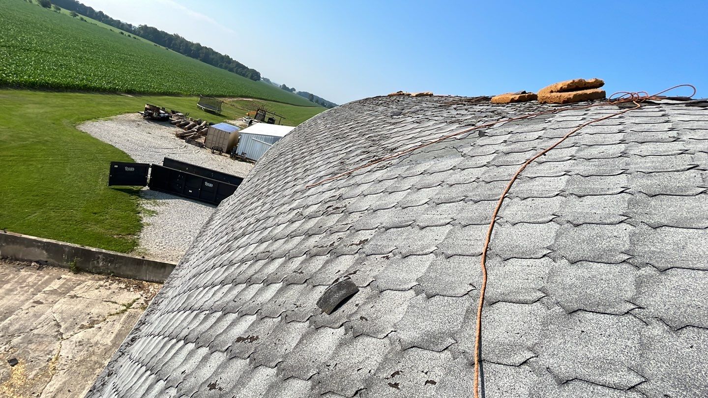 Barn Roofing Installation using GAF Timberline HDZ Charcoal by Nitro Roofing and Construction