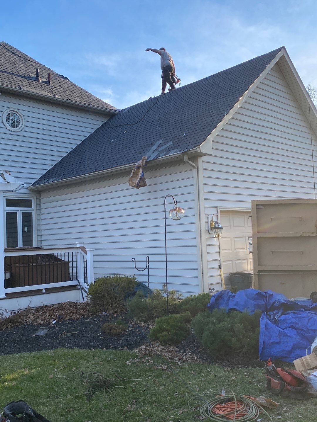 New Roof Installation & New Gutters and downspouts  by Alpha Design Services