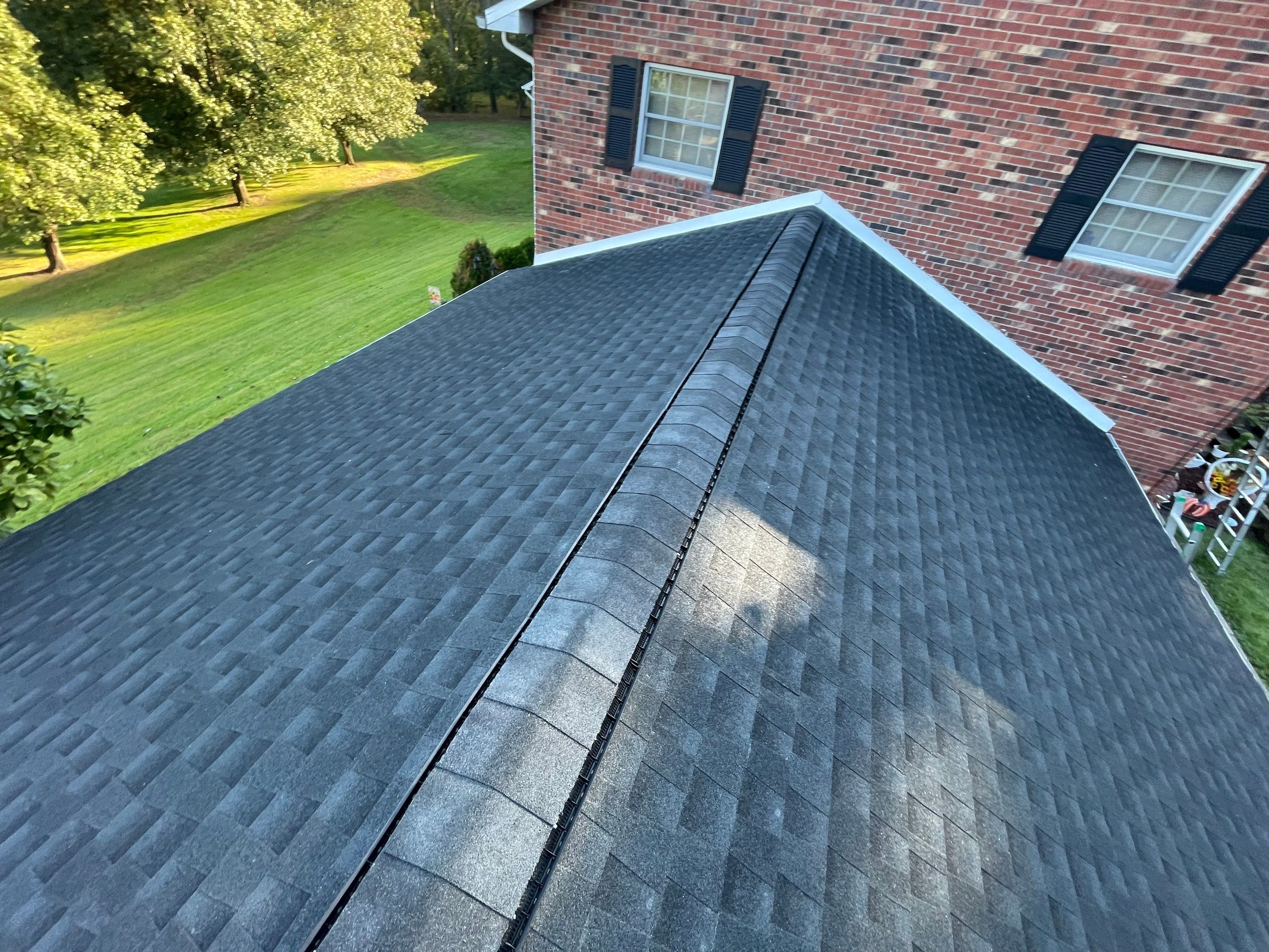 Residential Roofing Installation using GAF Timberline HDZ, Black by Rainstoppers Roofing