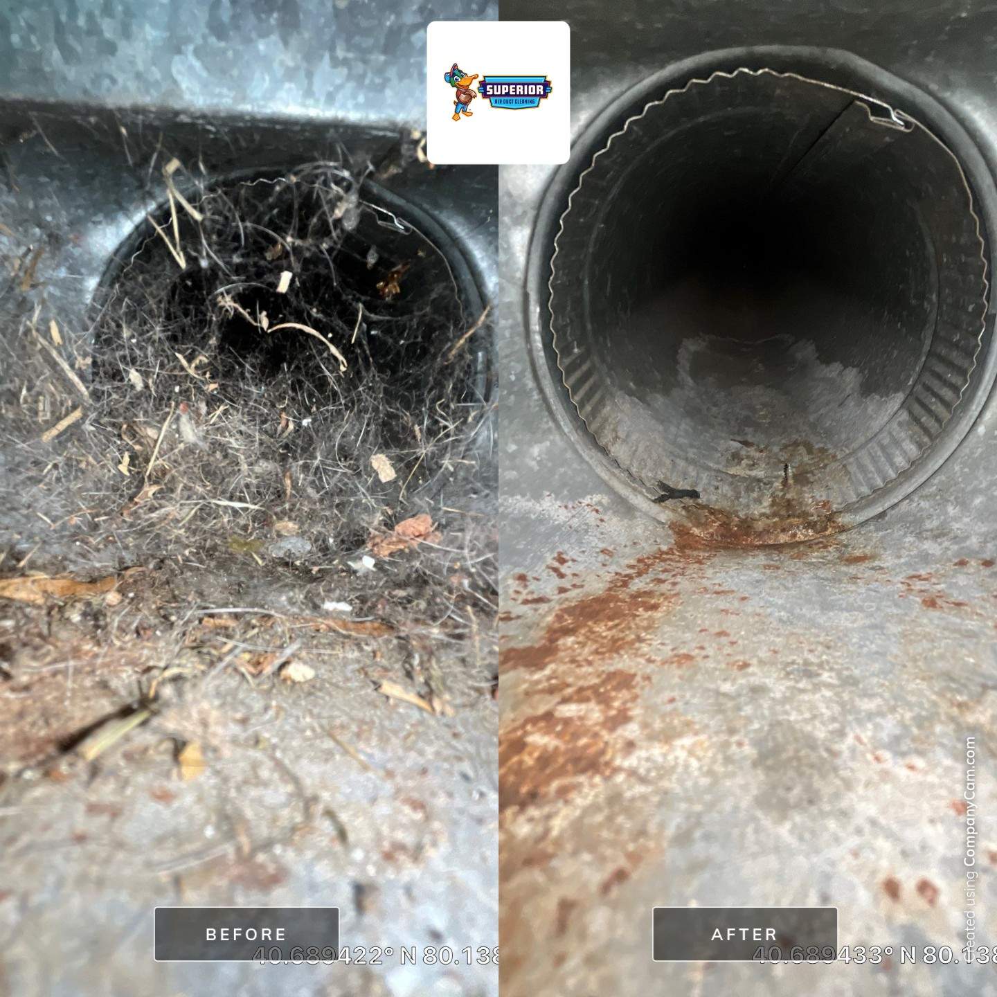 Air Duct Cleaning With a Vacuum Truck in Cranberry Township, PA by Superior Air Duct Cleaning