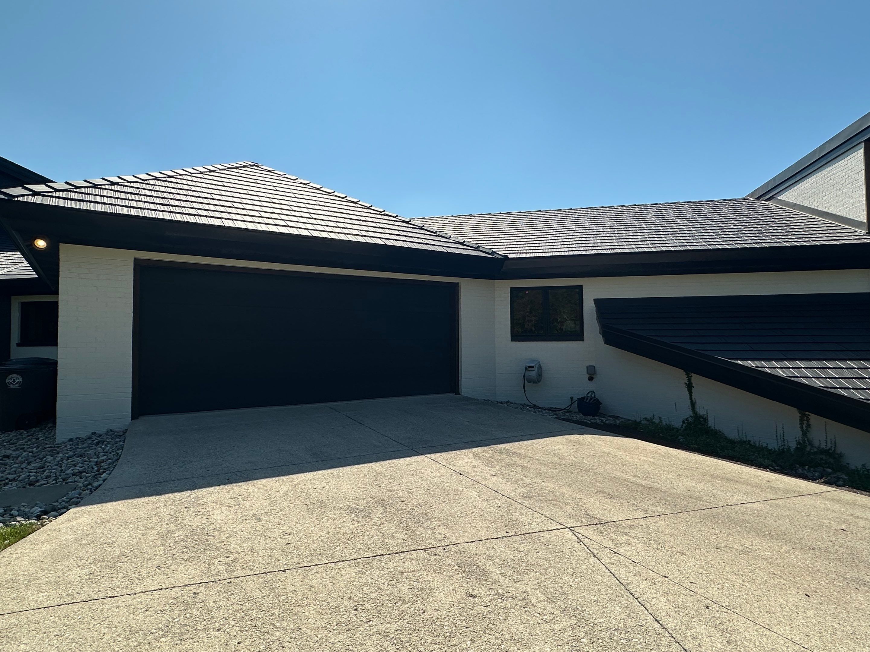 Black Frost Metal Shake Roof & Modern Exterior Renovation – Fort Wayne, IN by 4Ever Metal Roofing