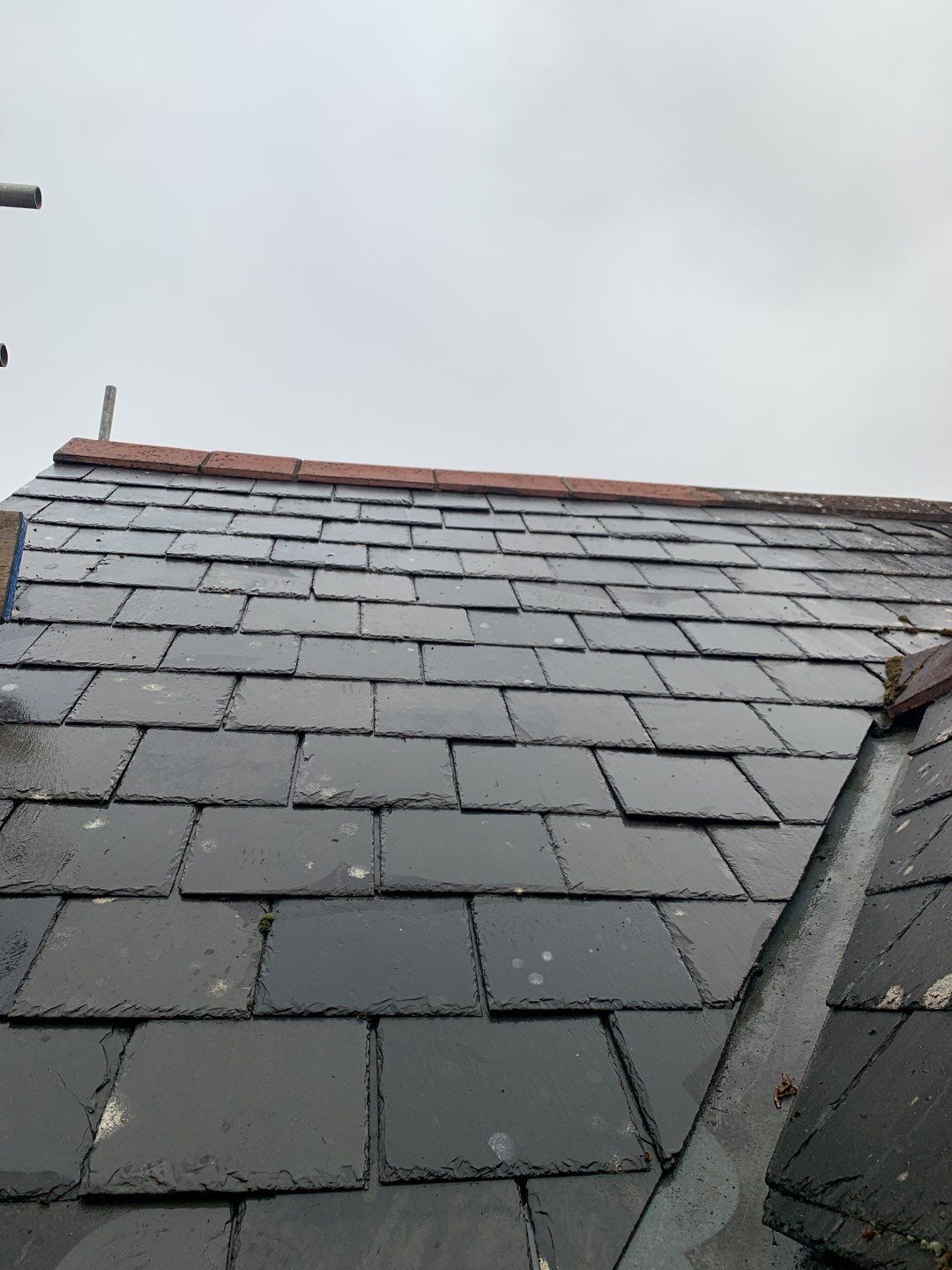 Roof Clean using Mosmatic FSC and Biocide by Ges Exterior Cleaning ltd