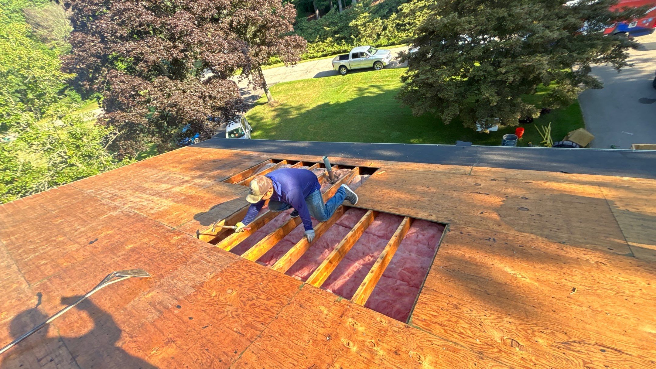 Roof Replacement using Owens Corning Onyx Black by 180 Contractors