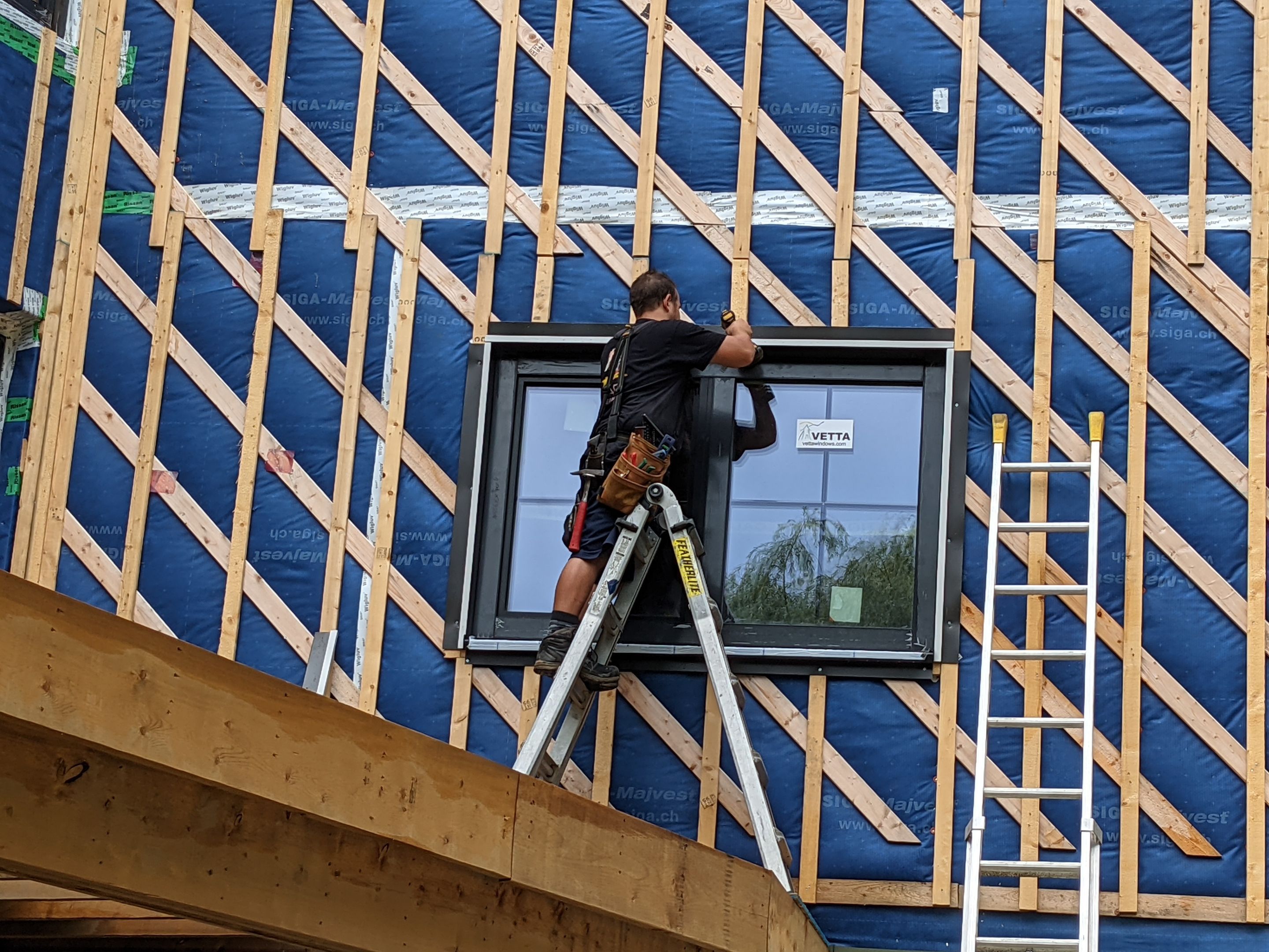 New Home Construction using 16" Standing Seam Panels by Jay Carter Roofing & Sheet Metal