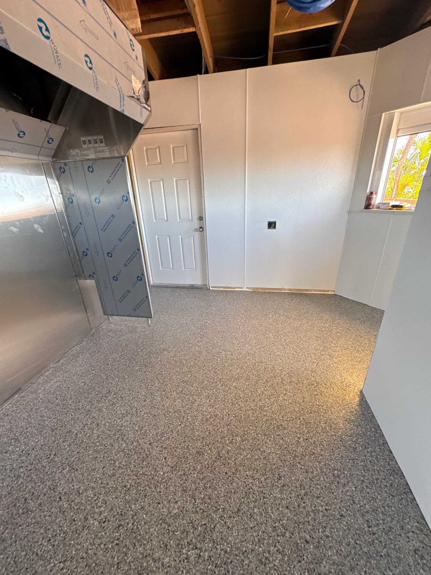 Commercial Restroom Refresh: Seamless 'Tidal Wave' Flake for a Repeat Client by Performance Floors & Coating