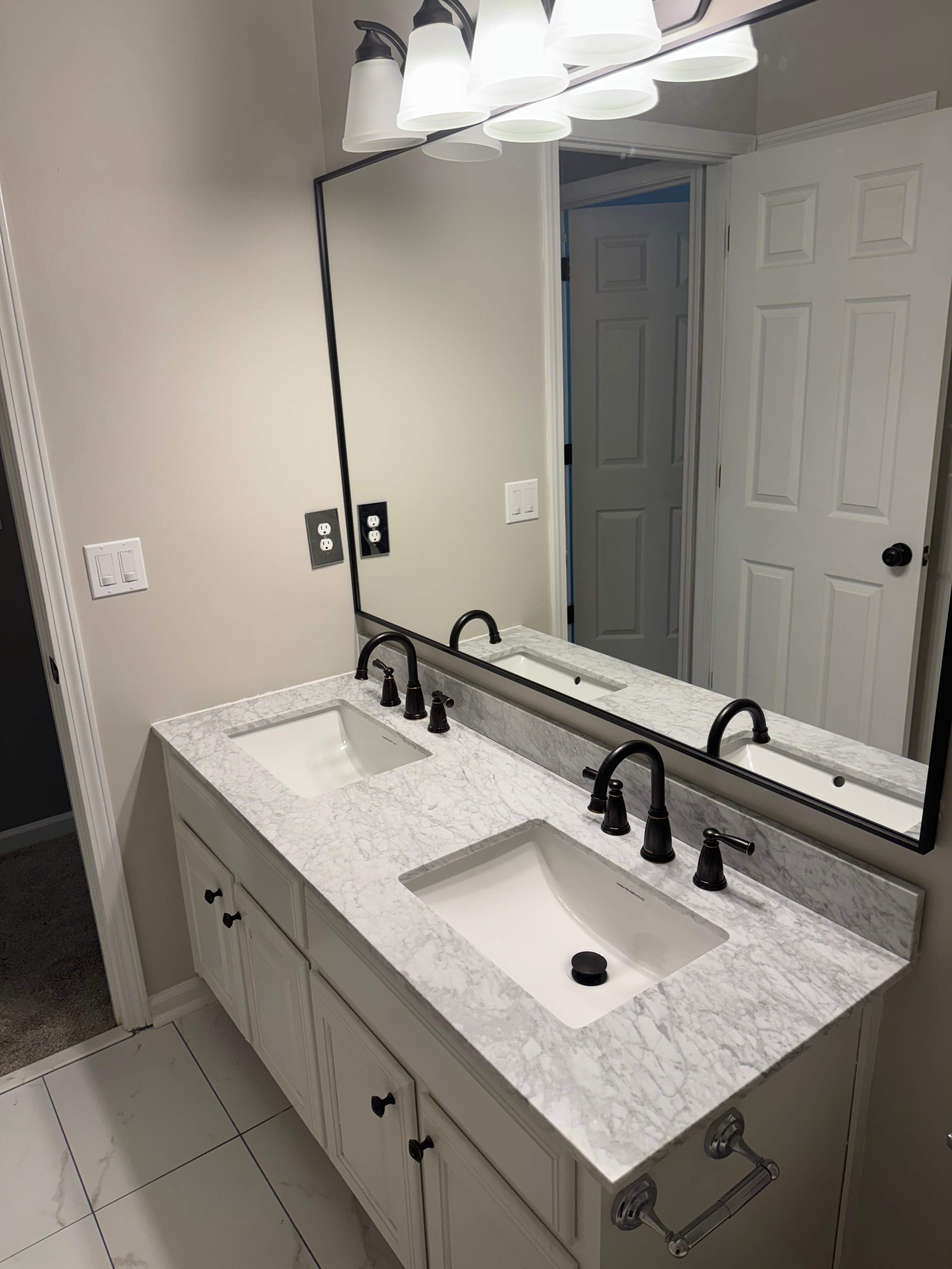 Hall bathroom renovation by Prudencio