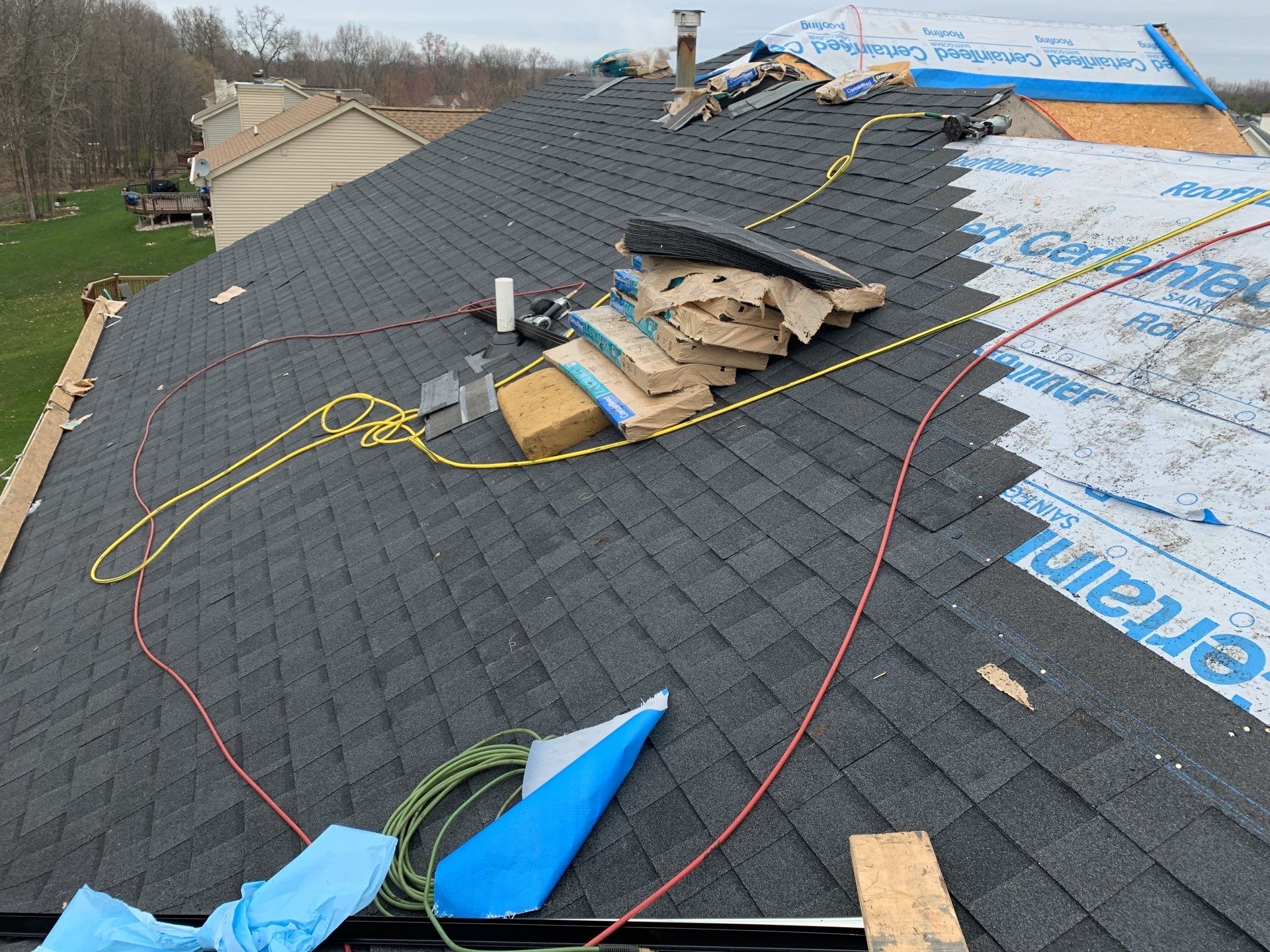 Roof Replacement using CertainTeed Landmark by 180 Contractors