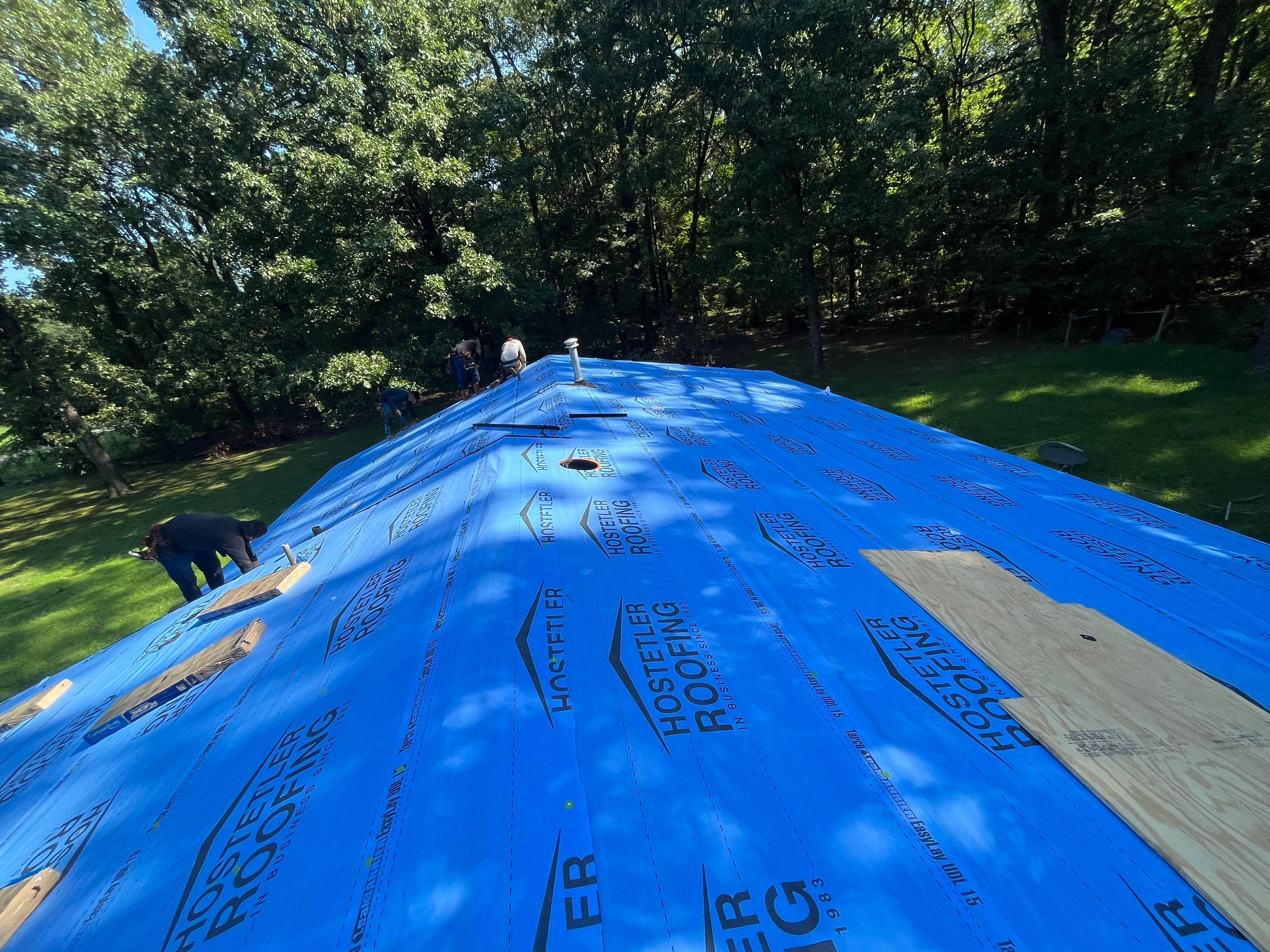 Residential Reroof: 25 Year 3-Tab Shingle by Hostetler Roofing
