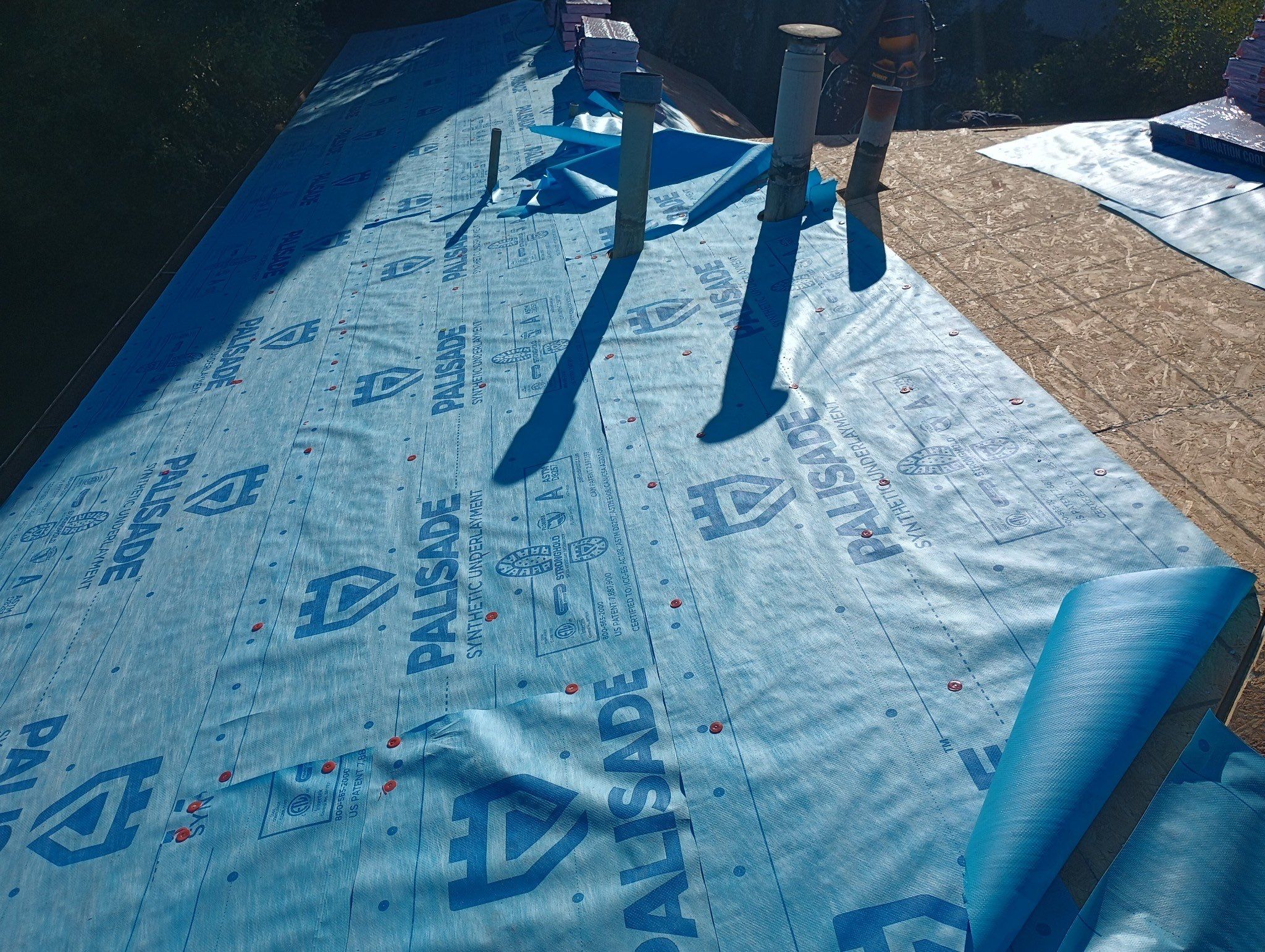 Residential Roofing Installation using Owens Corning Duration Cool Shingles by Hull Brothers Roofing