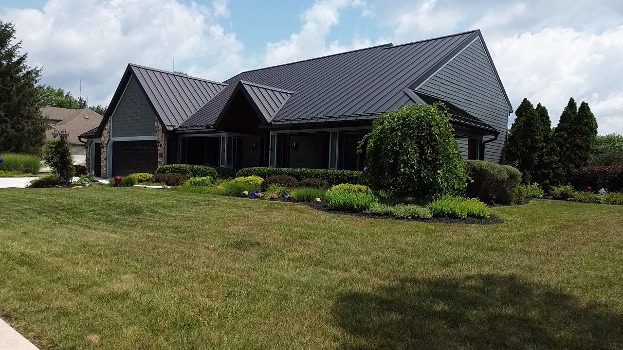 Standing Seam Project in Fort Wayne, IN by 4Ever Metal Roofing