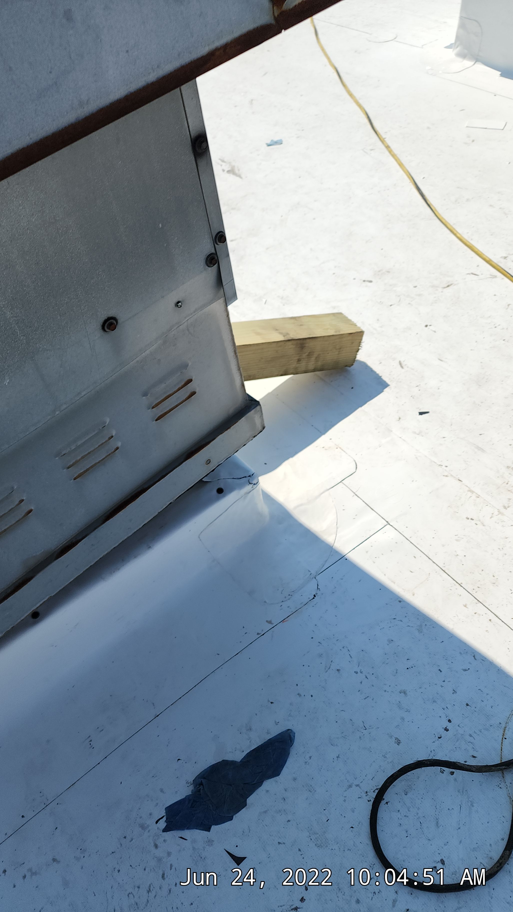 Commercial Roofing Installation using 50 mil PVC by Hostetler Roofing