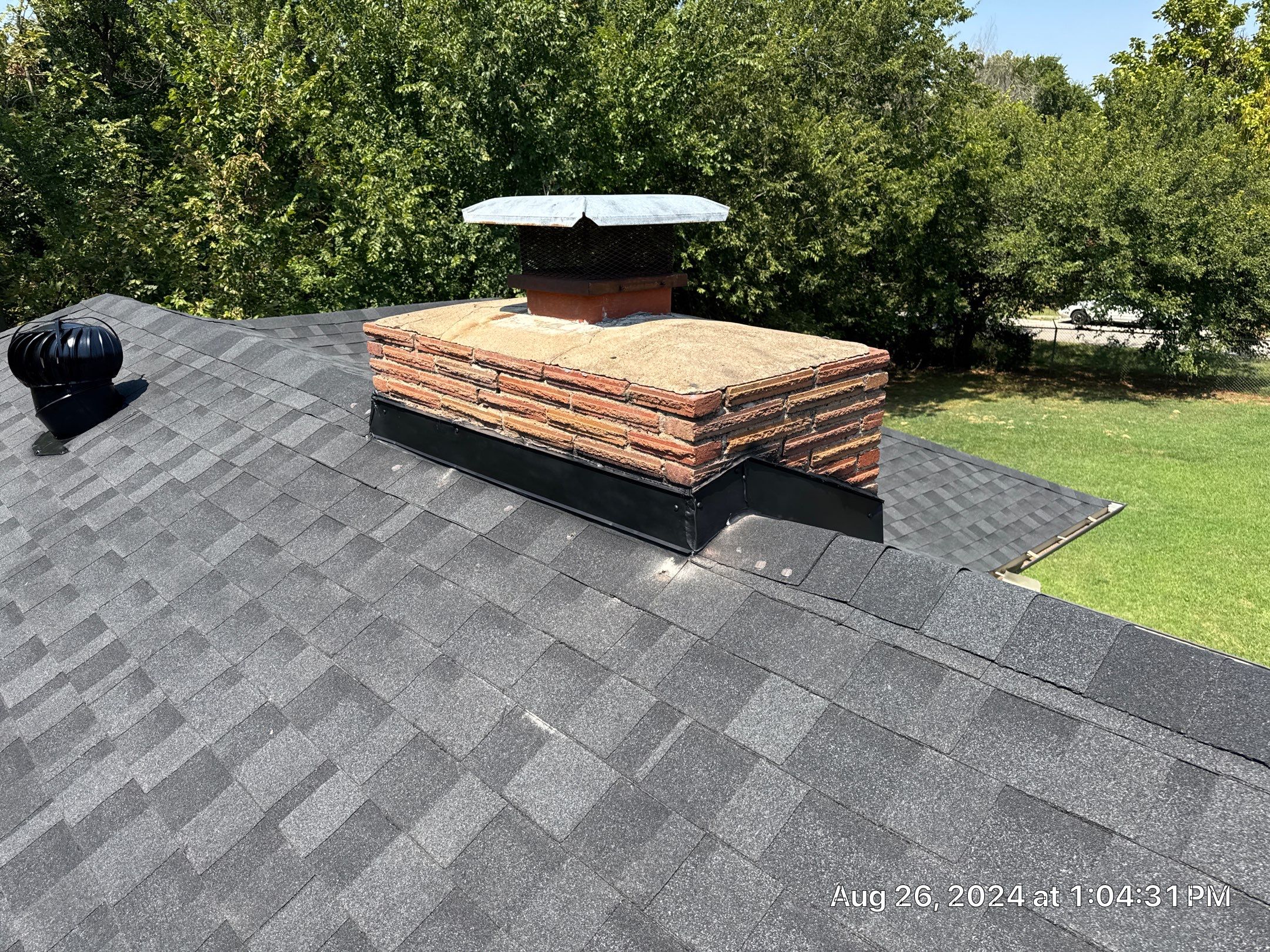 Reroof using IKO Granite Black by Castillo Roofing