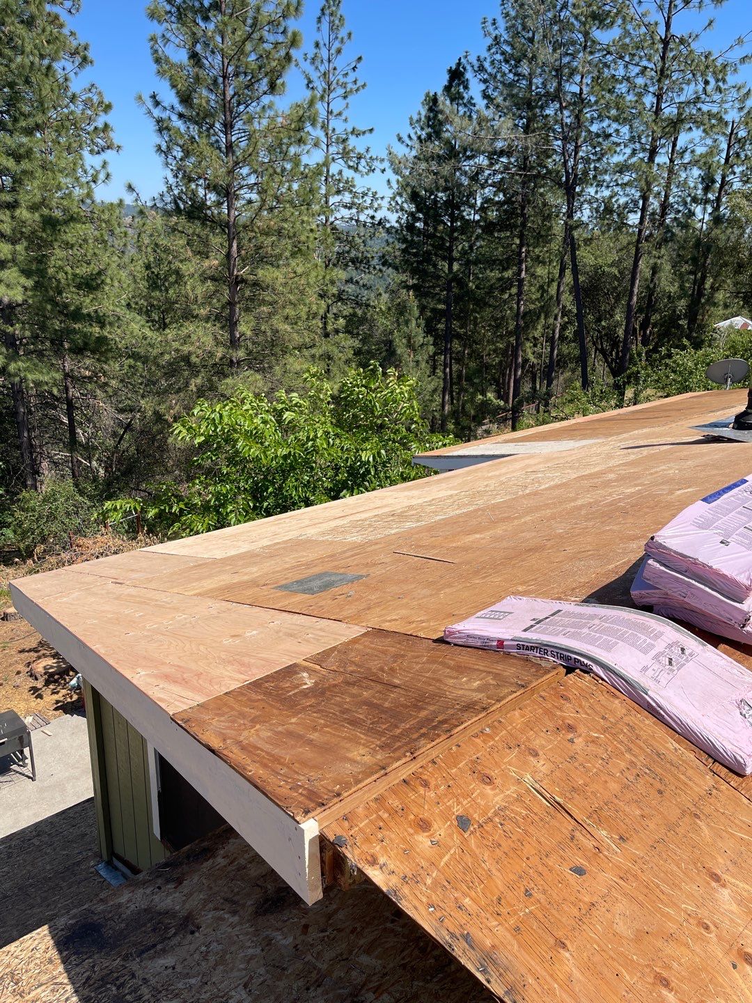 Residential Roofing Installation using Owens Corning Roofing Shingles by Byers Enterprises 