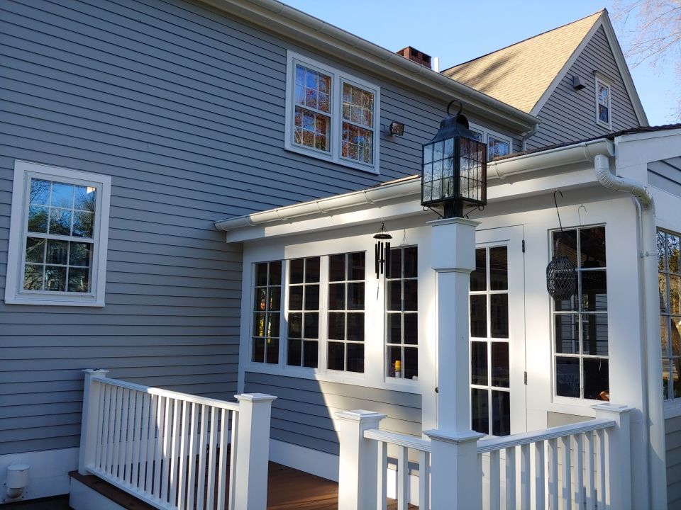 Pembroke, MA Gutter Installation using 6" Half Round Aluminum Gutter by Gutter Pro Enterprises