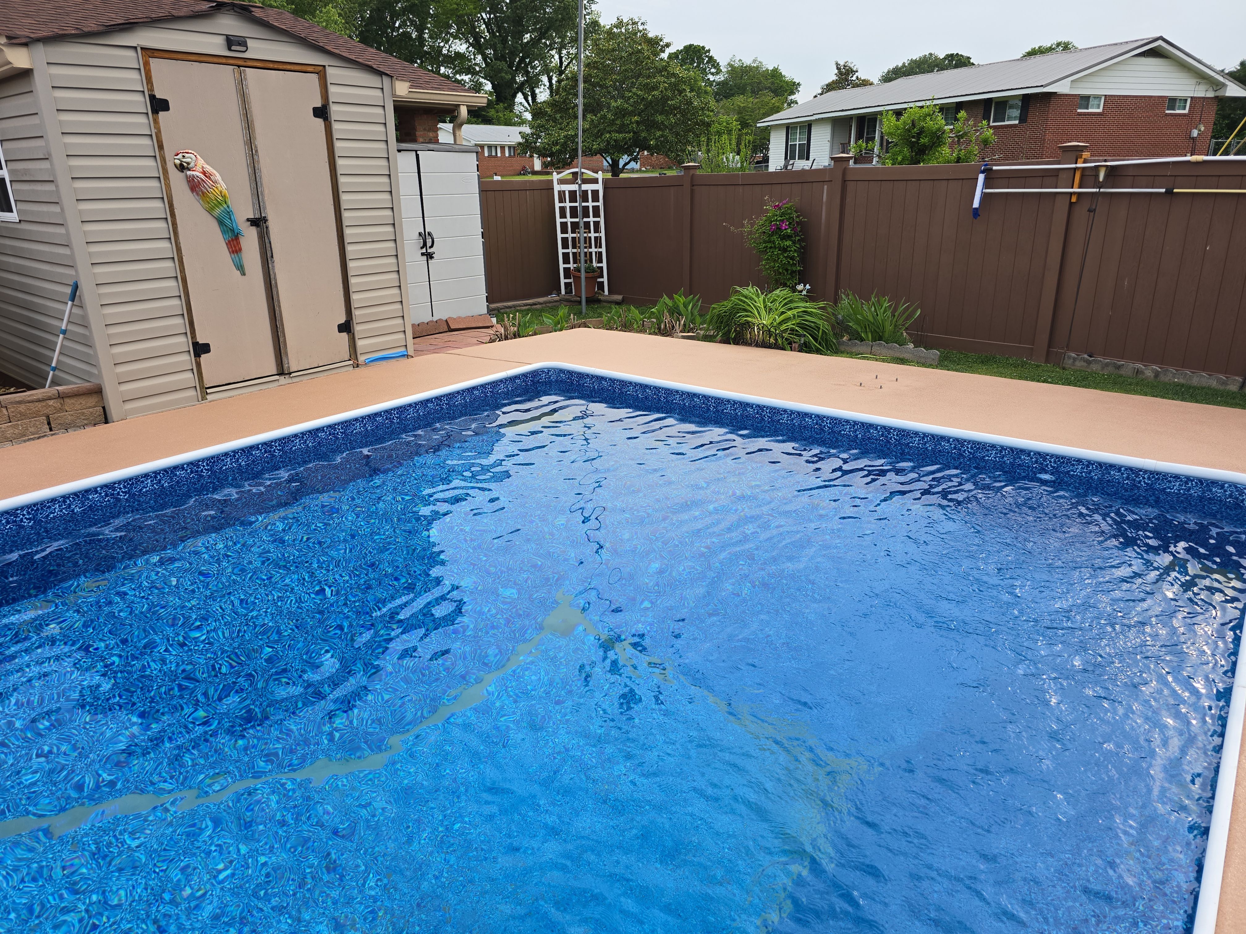 Beautiful Pool Deck in Rossville, GA by Elite Floor Solutions