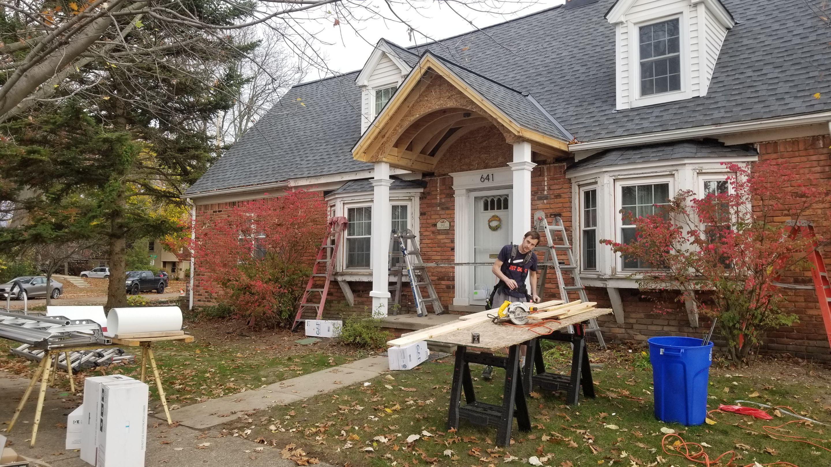 Porch Overhang Dearborn, MI by Northwest Construction 