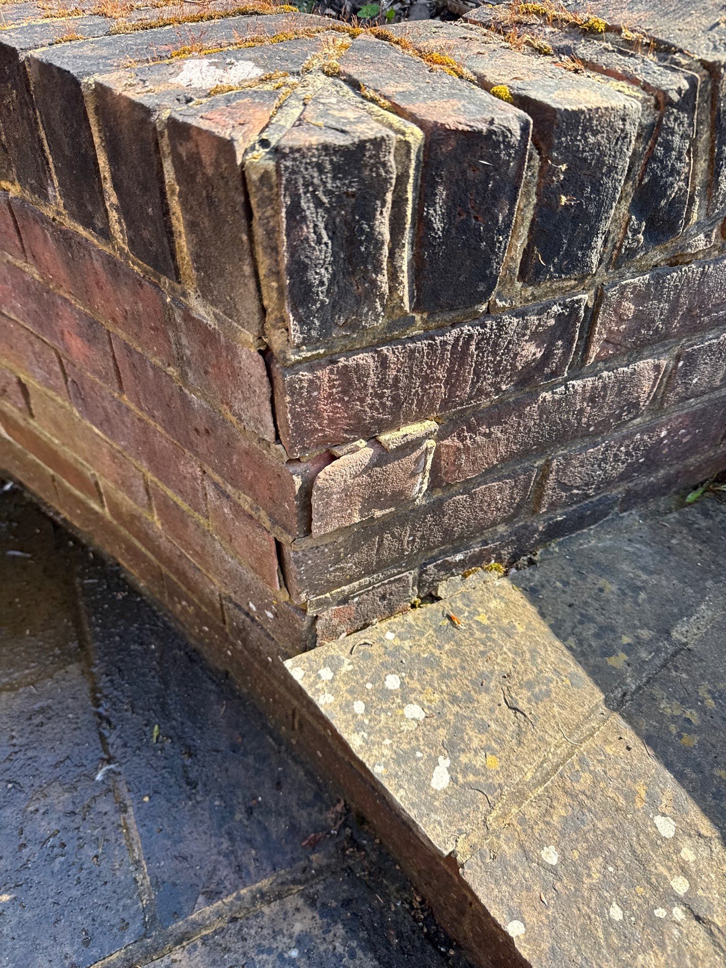 Patio Area Spring Clean using 18inch Whirlaway FSC by Ges Exterior Cleaning ltd