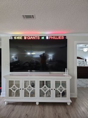Oversized TV Mounting Projects
