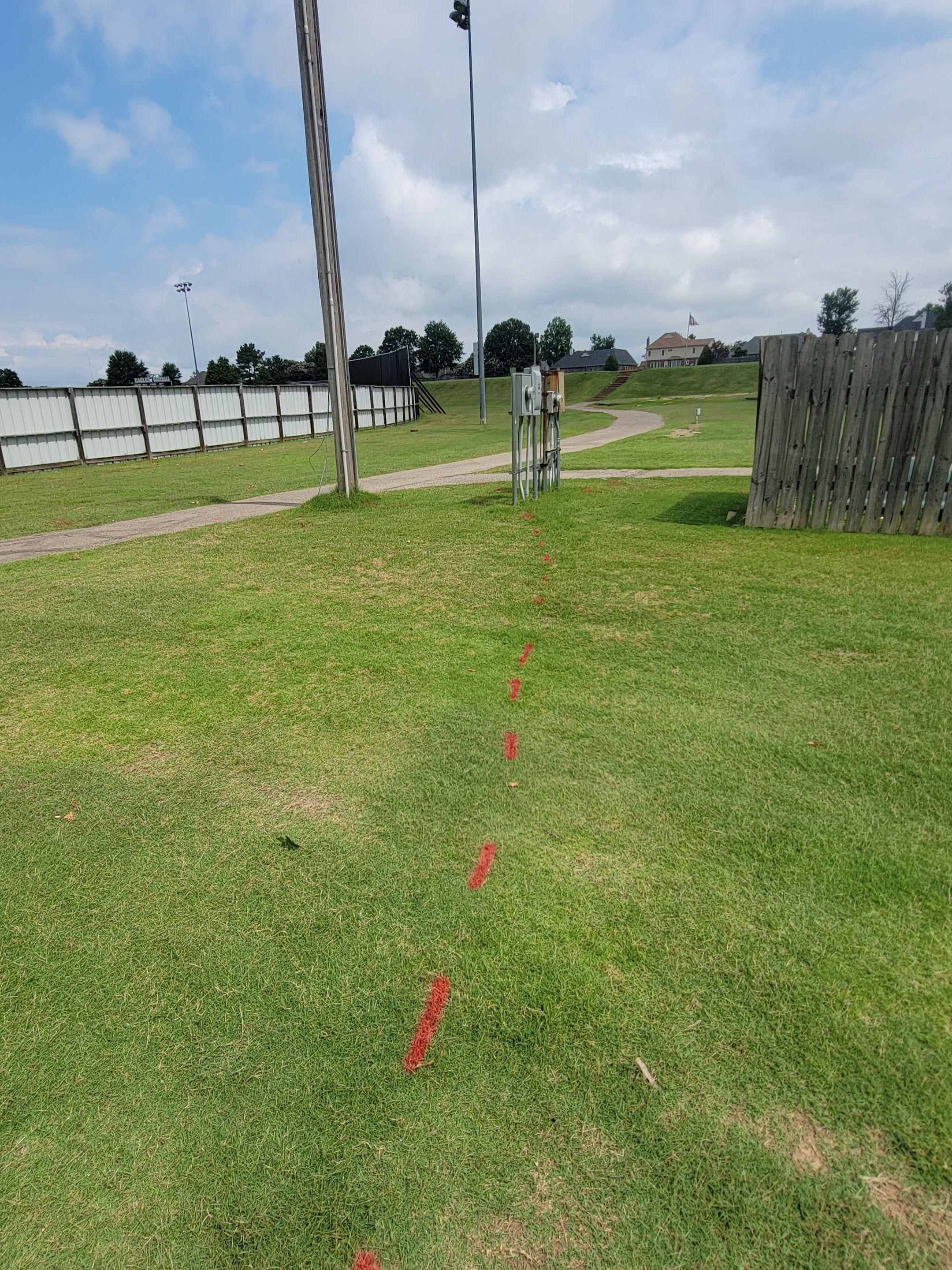 School Locate for Athletic Field Upgrades by Alsip Locating Service, LLC
