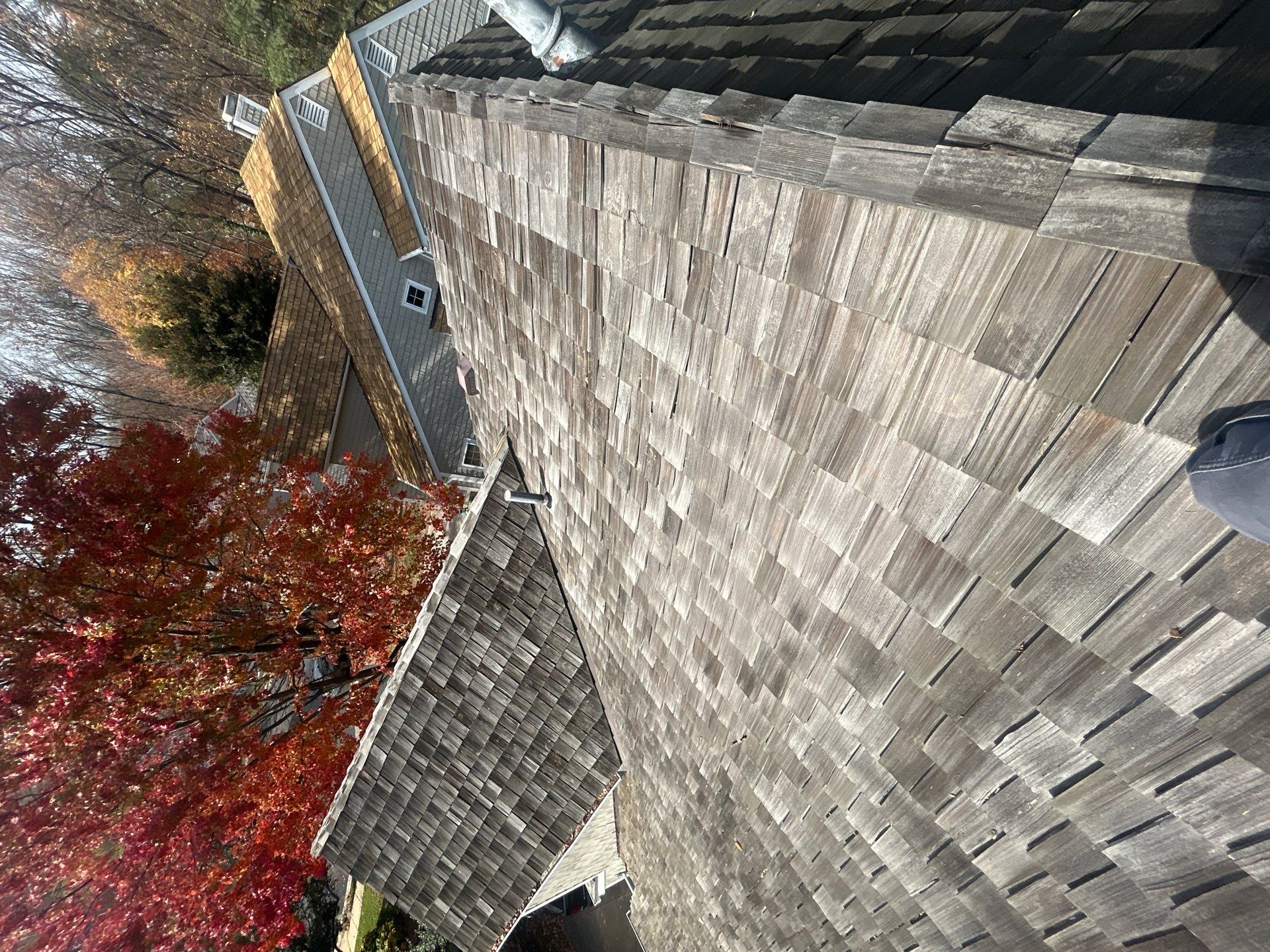 Reston :  Residential Roof Replacement with Brava Synthetic Cedar Shake Class C Natural  by RM Banning, Inc.