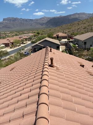 Tile Reset using Concrete Tiles in Gold Canyon
