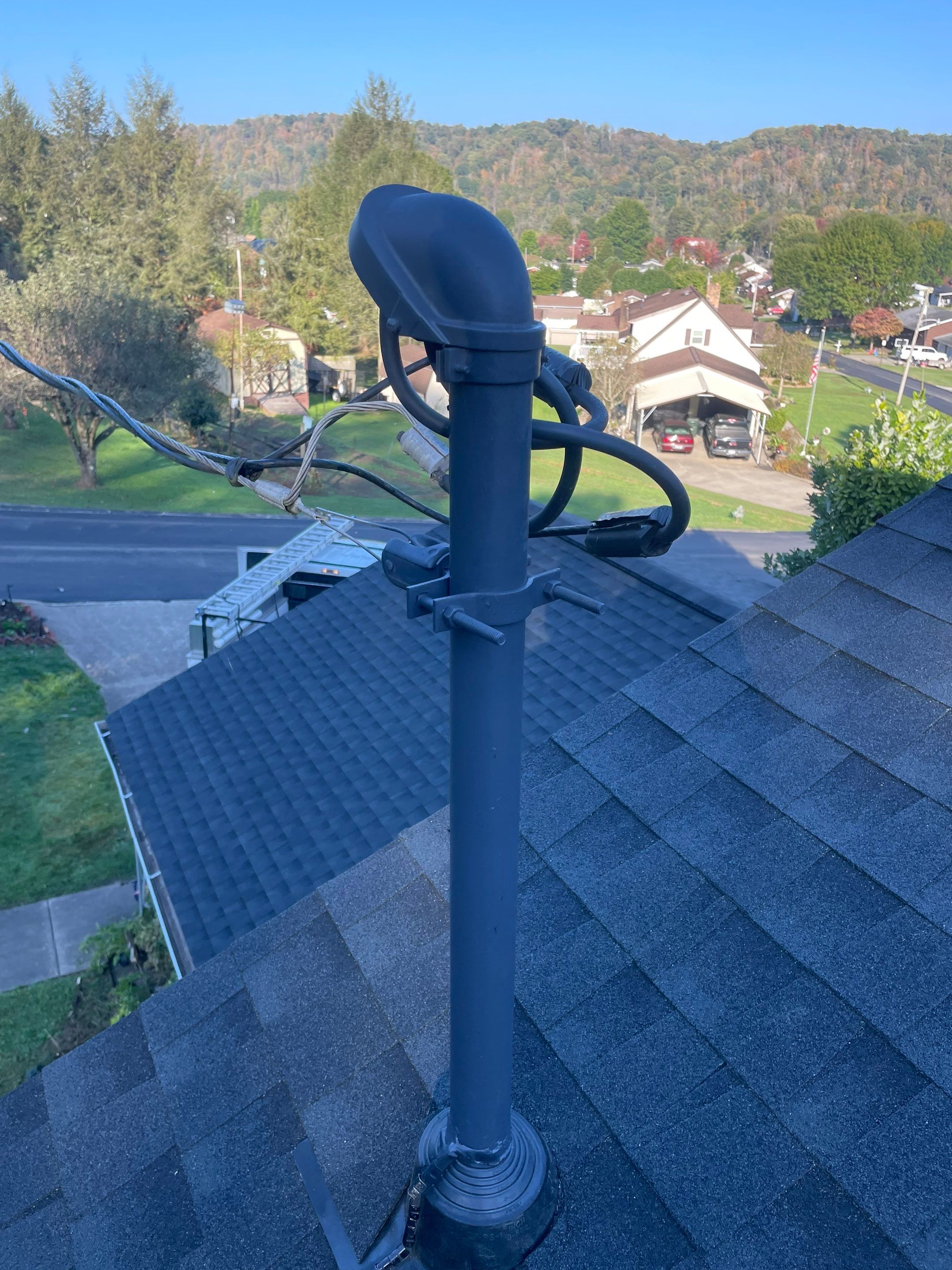 Residential Roofing Installation using GAF Timberline HDZ, Black by Rainstoppers Roofing