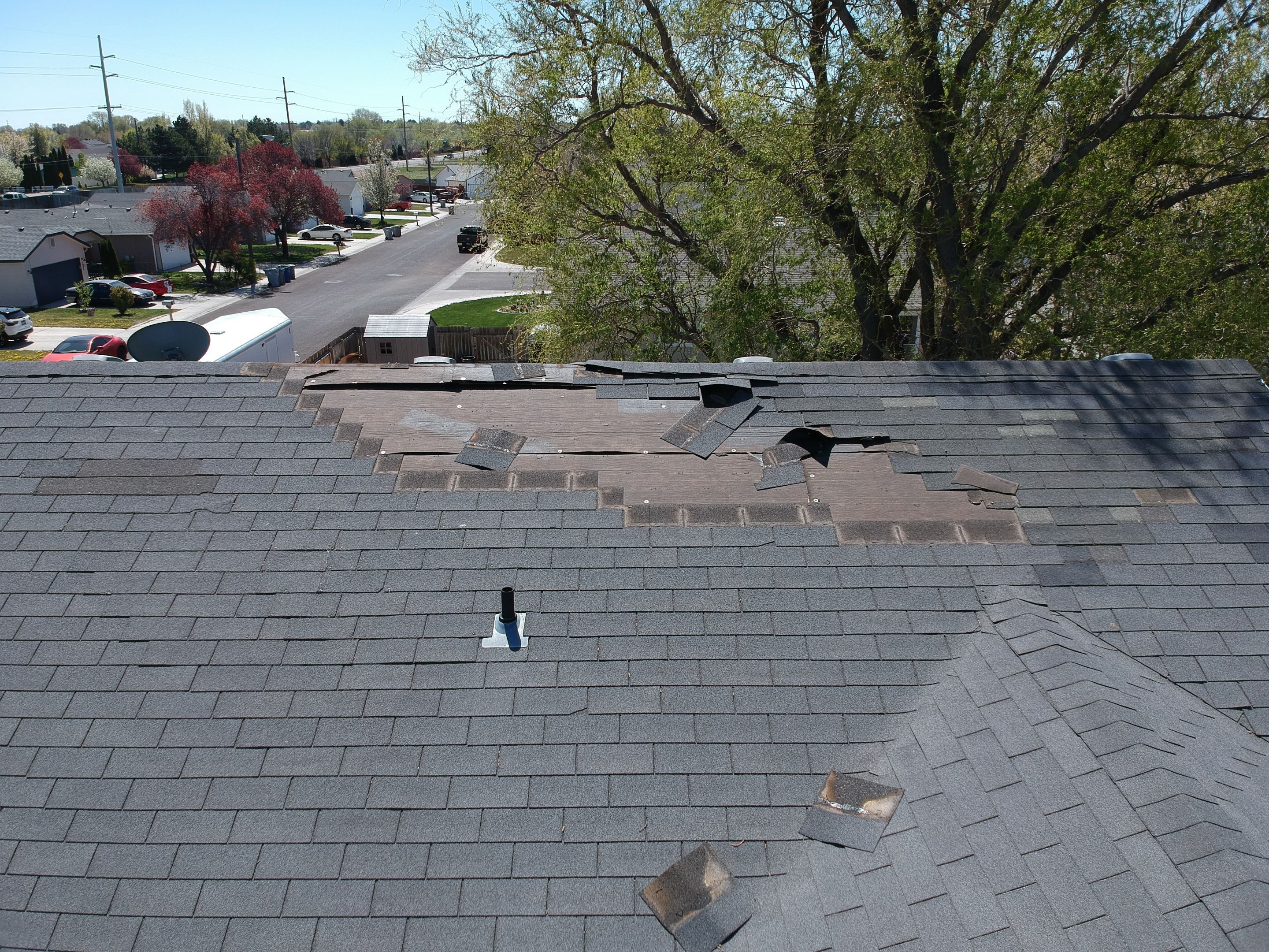 Nampa Idaho Two Story Residential Roofing Installation using Owens Corning by ID Roofing LLC