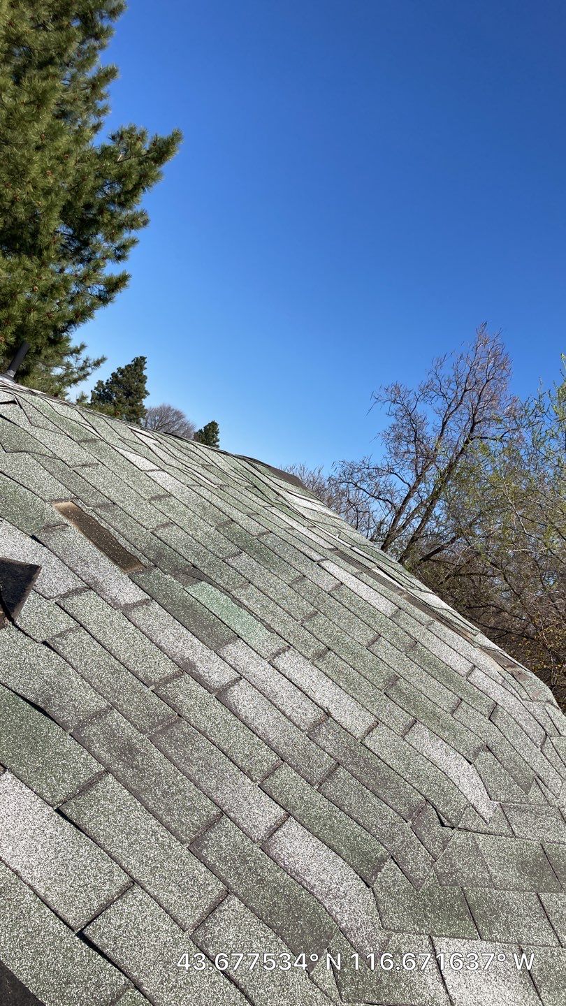Geometric Dome Home Residential Roofing Installation using Owens Corning by ID Roofing LLC
