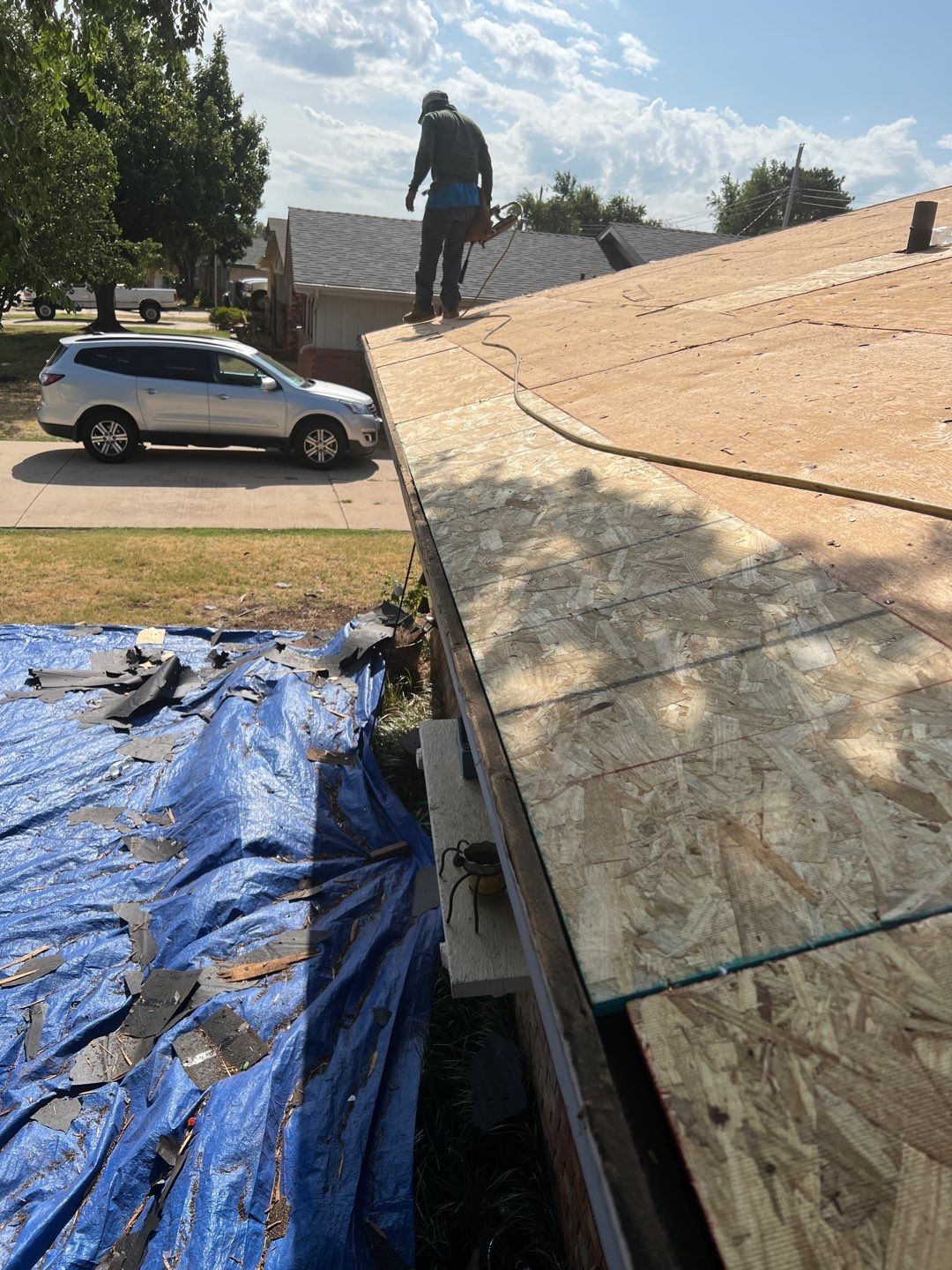 Residential Roofing Installation using GAF Natural Shadow  by A & H Roofing and Contracting