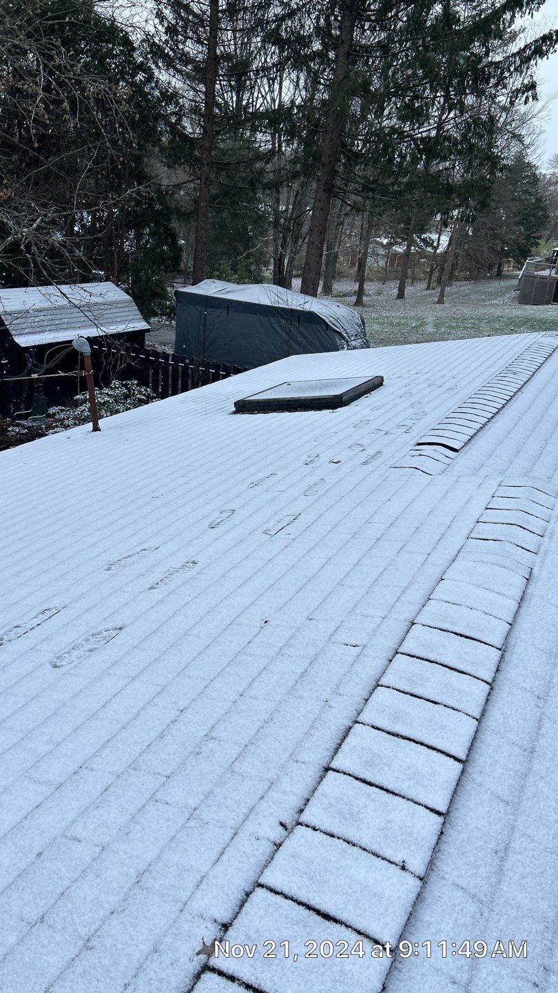 Residential Roofing Installation using Malarkey Vista AR Shingles (Black Oak) by Koontz Construction