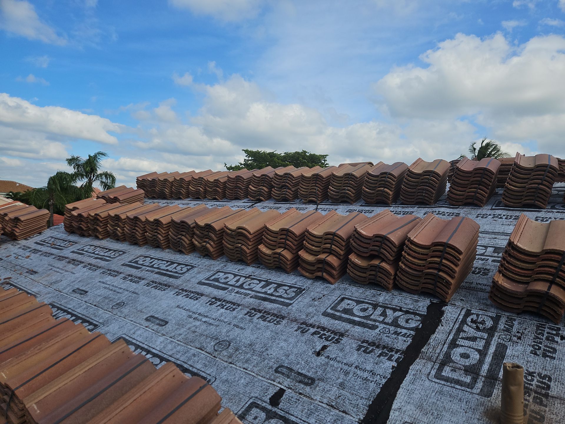 Residential Roofing Installation using Eagle Roofing Tile by BLUES BROTHERS ROOFING