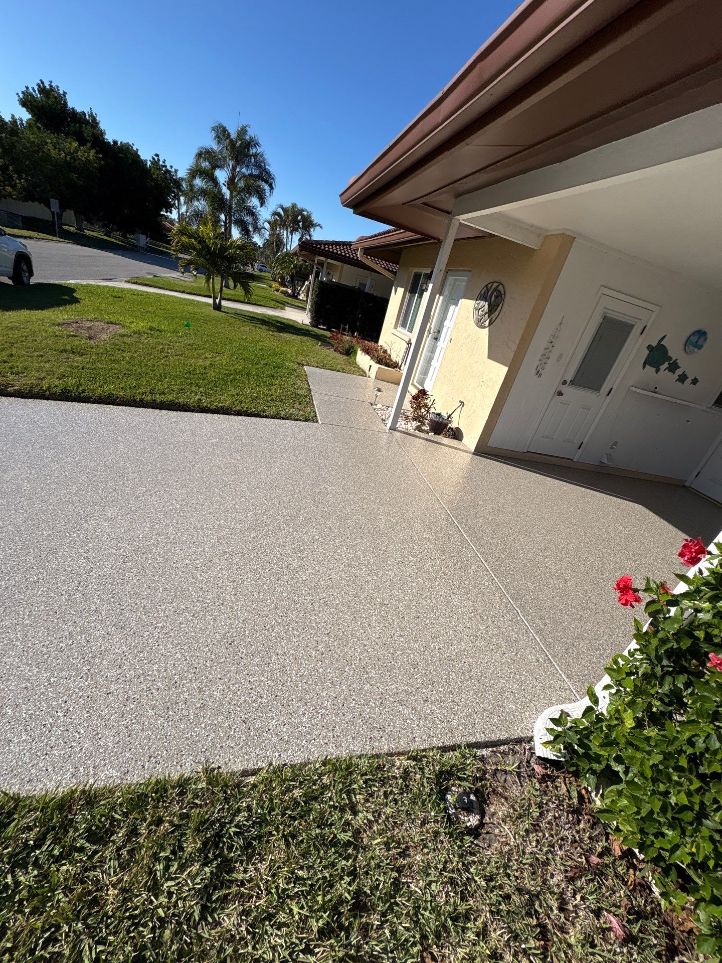 Bradenton, FL Driveway and Patio Epoxy Combination by Performance Floors & Coating
