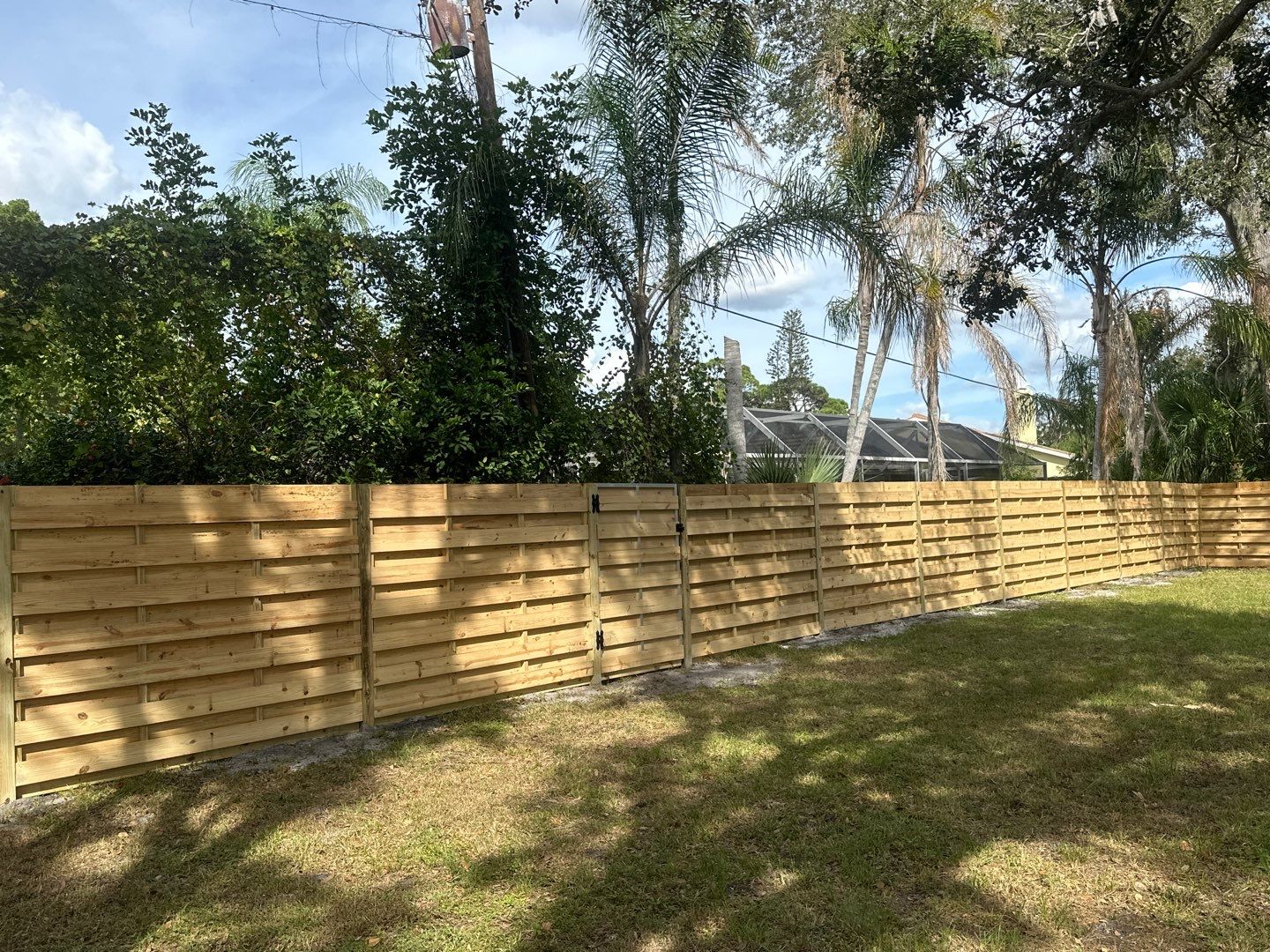 Wood Fence Installation using Wood Pressure Treated Fence  by Asap fence and gates, LLC