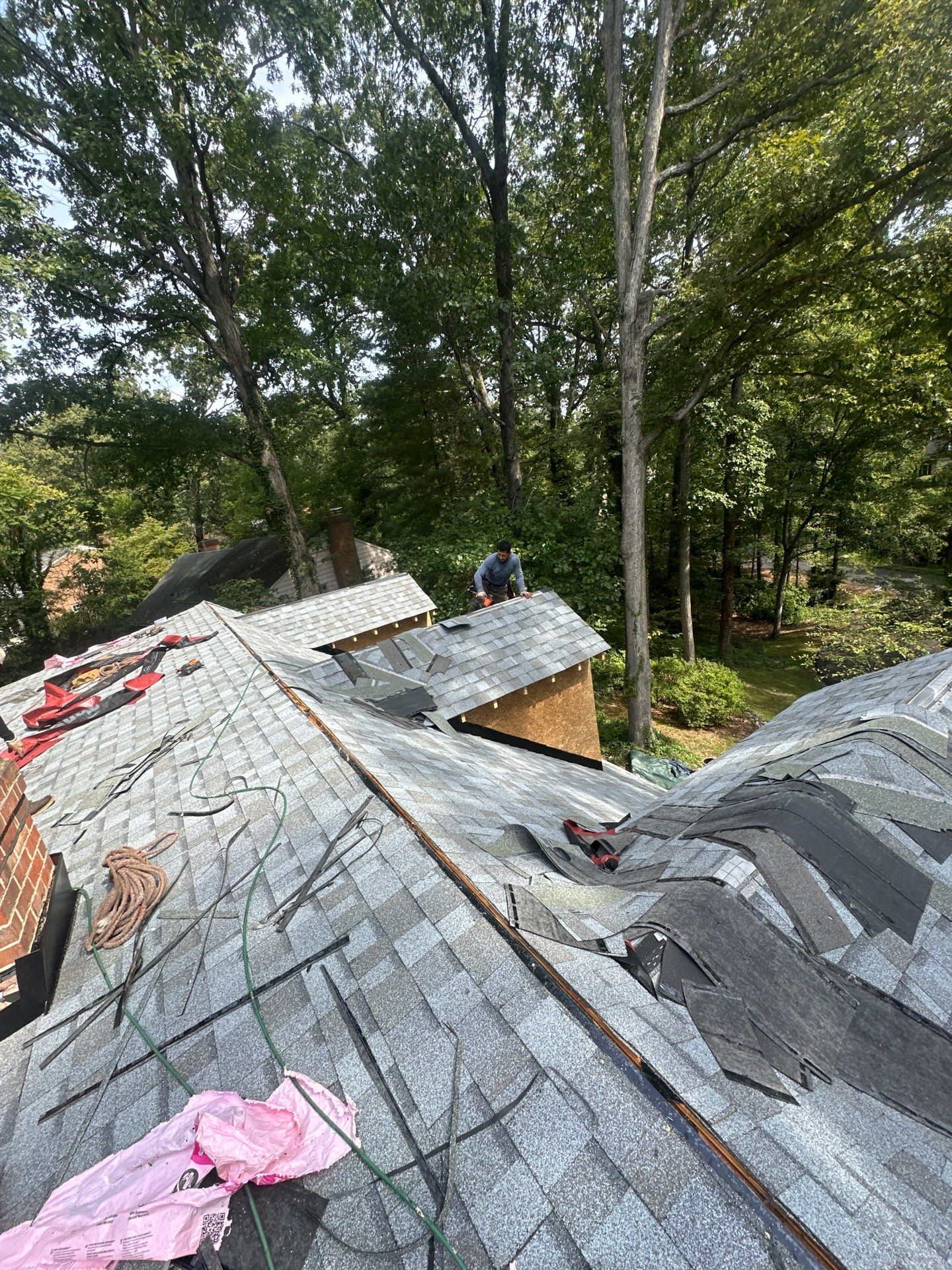 Architectural Shingle Roof Replacement as Part of an Addition by Cade Construction