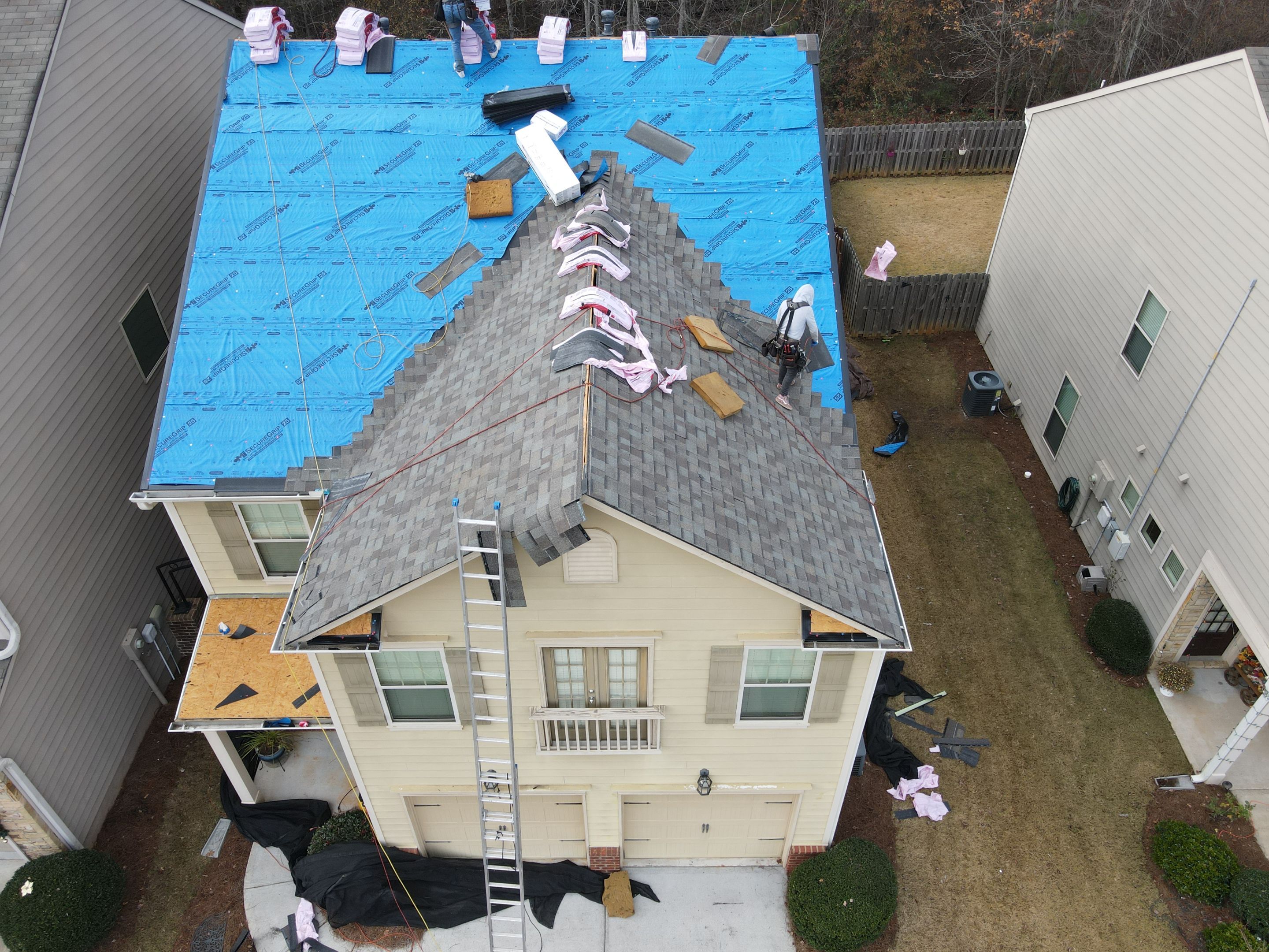 Residential Roofing Installation using Owens Corning by Inspector Roofing and Restoration