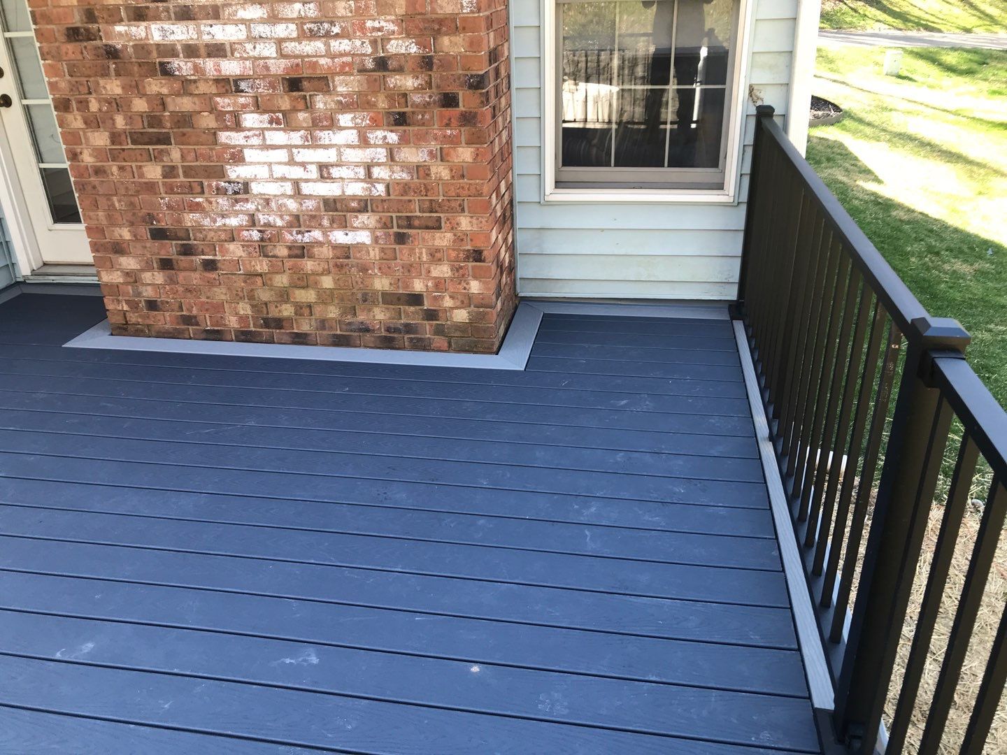 Deck Installation using Trex Decking and Railing  by Secure Construction Company Inc