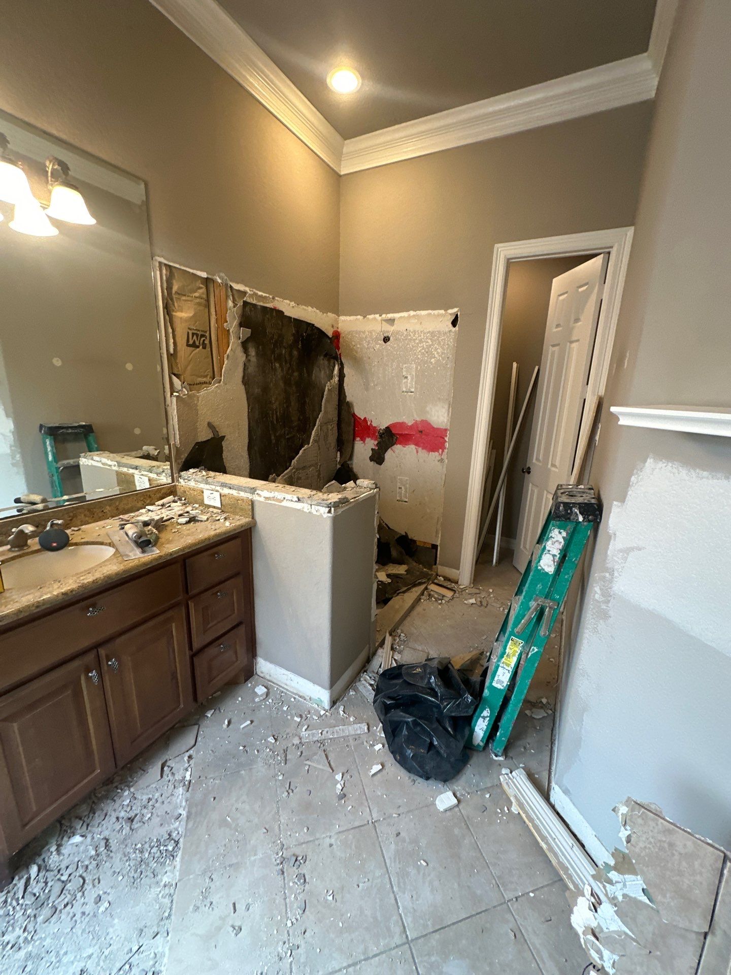 Bathroom Remodel and Closet in Cinco Ranch, TX by SophAlx LLC