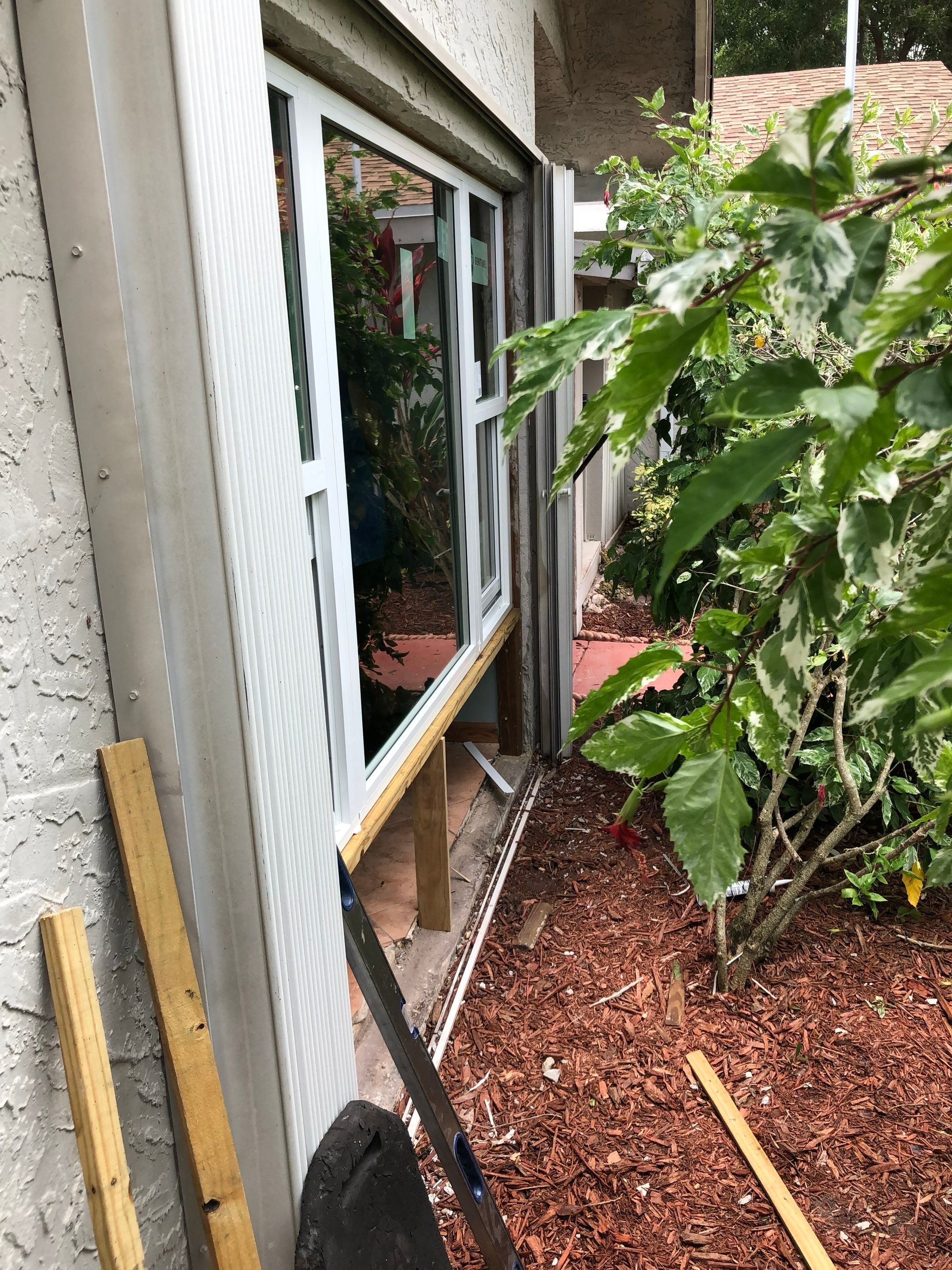 Impact Window Installation & Sliding Glass Door to Window Conversion – Coconut Creek, FL by The Door Doctor of South Florida, Inc.